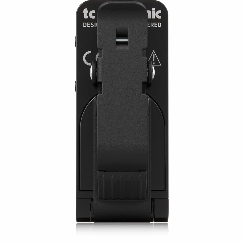 TC Electronic POLYTUNE CLIP tuner Clip-On z trybami polifonicznymi, stroboskopowymi i chromatycznymi oraz wyświetlaczem matrycowym 108 LED dla najlepszej wydajności strojenia