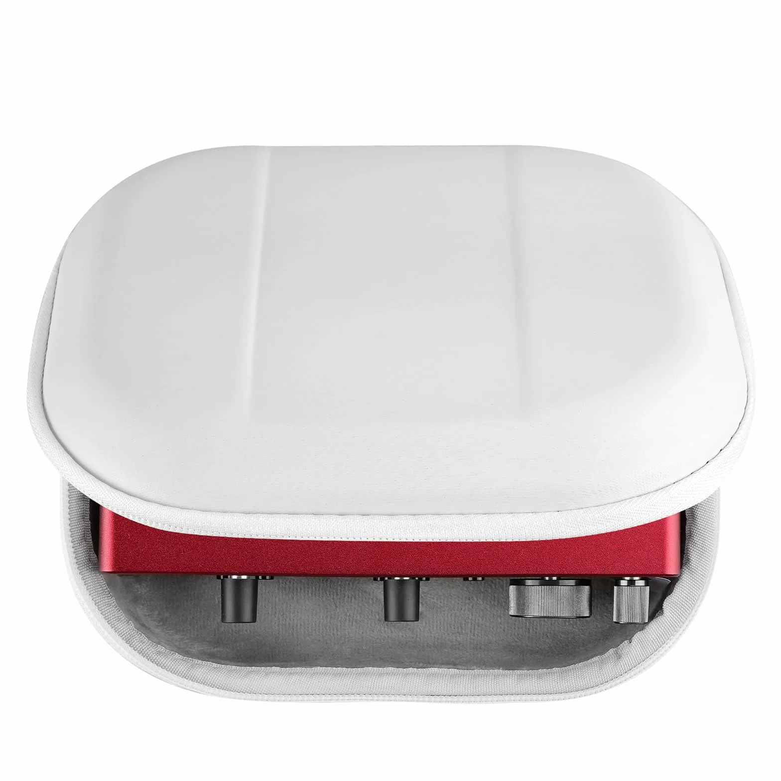 Etui na mikser audio Geekria, kompatybilne z Focusrite Scarlett 2i2 3nd Gen (twarde etui), ochronna walizka z twardą skorupą do podróży (Biały)