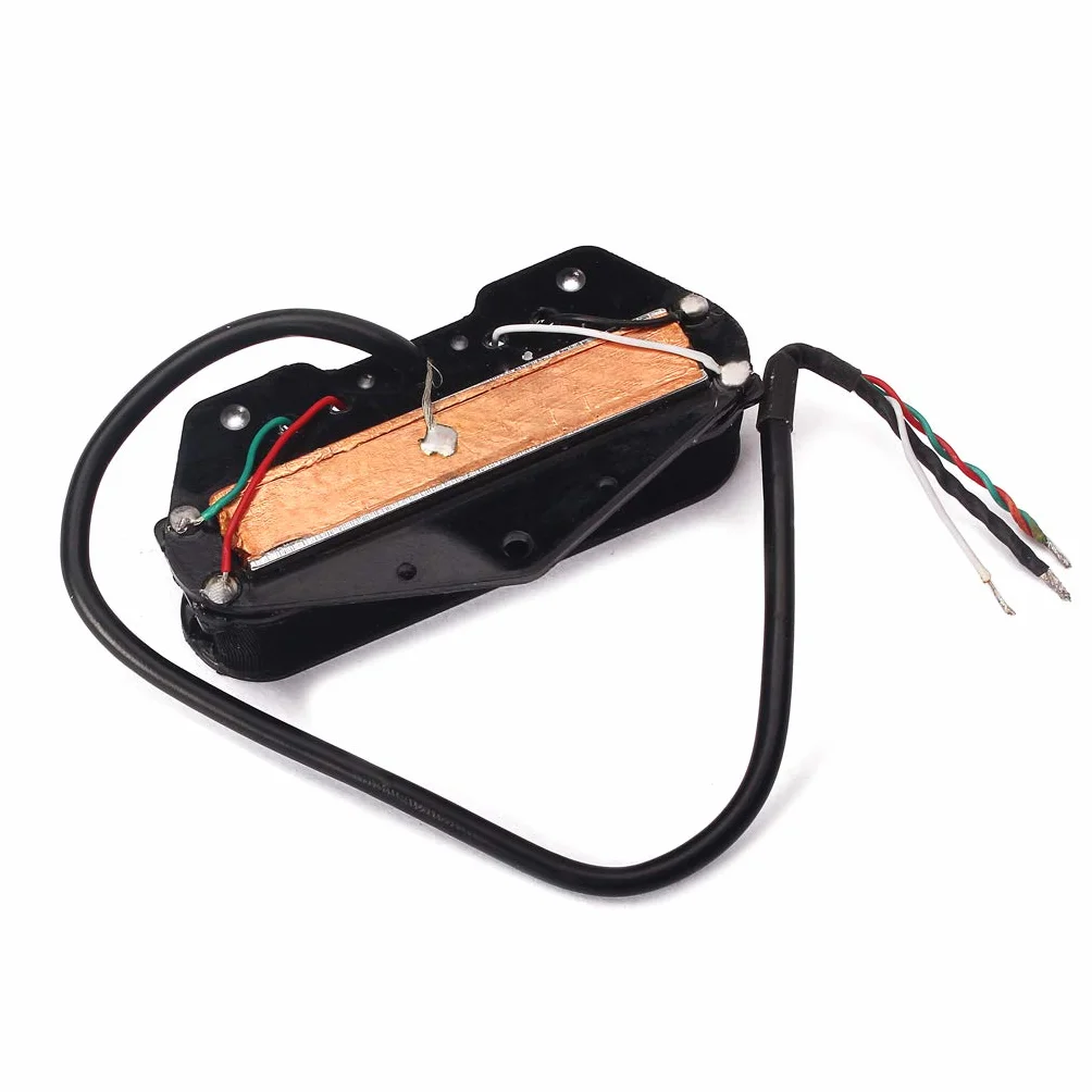 Alnicov Podwójny przetwornik typu Hot Rail z żarnikami Single Coil do gitary elektrycznej pasuje do TL Strat Squier Tele, kolor czarny