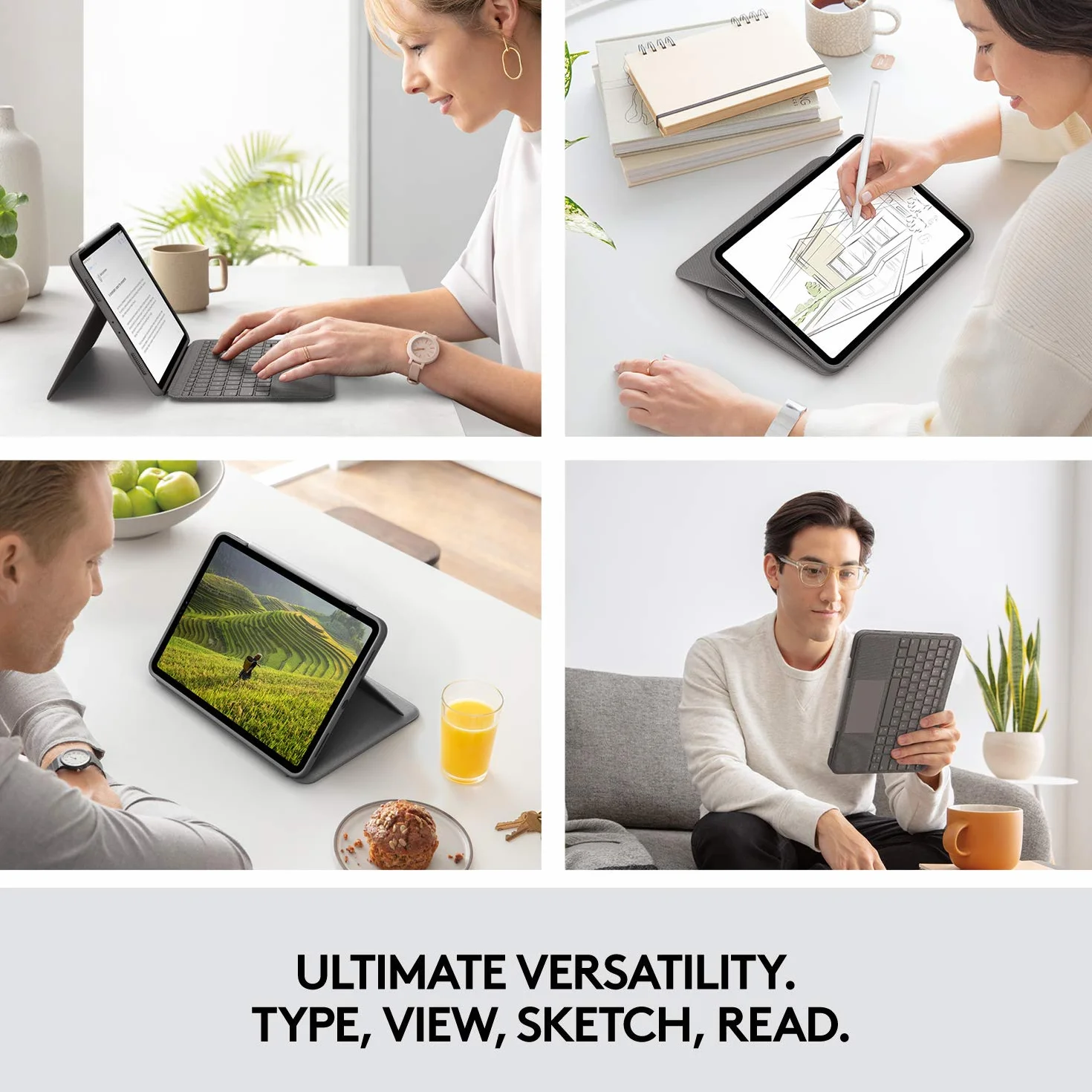 Logitech Folio Touch iPad Klawiatura Case 11-inch - UK QWERTY