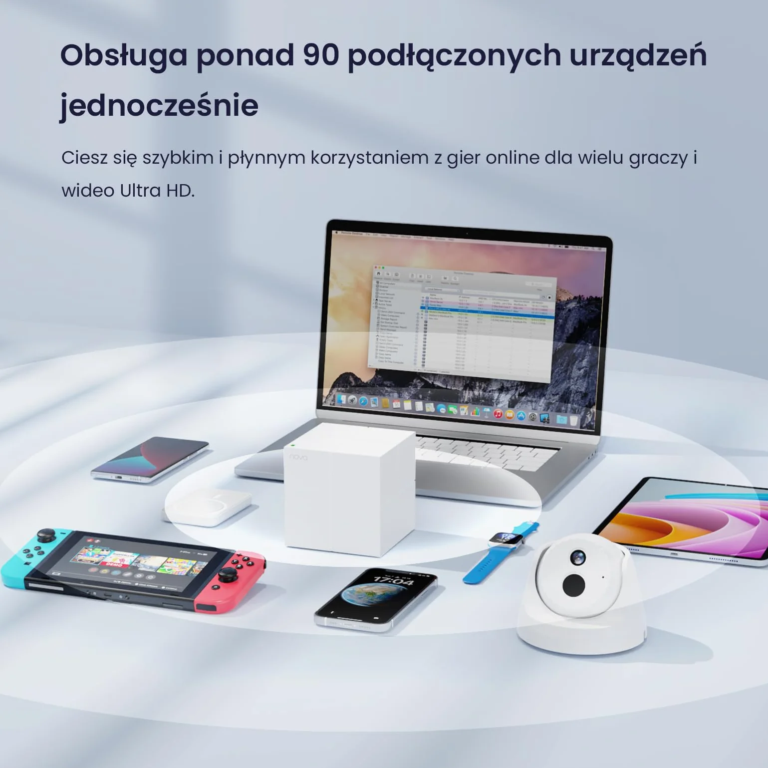 Tenda Nova MW6 Mesh WLAN System - AC1200 Dual Band WLAN Mesh System - zasięg do 500m² & 90 urządzeń - 6x Gigabit Port - zastępuje Router & Repeater - kompatybilny z Alexa - 3-Pack