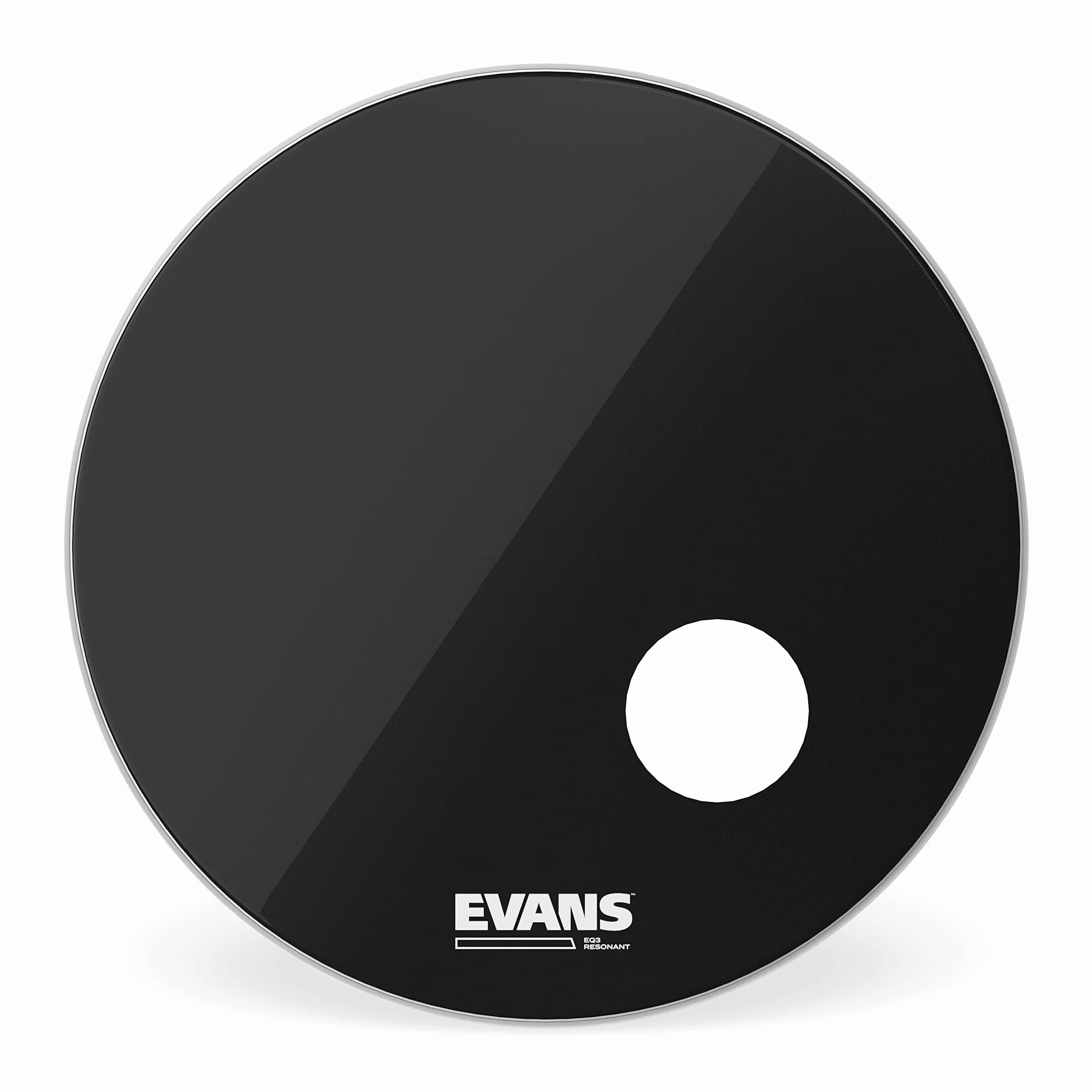 Evans EQ3 Black 22", BD22RB, Bass Drum Reso - Głowica bębna basowego
