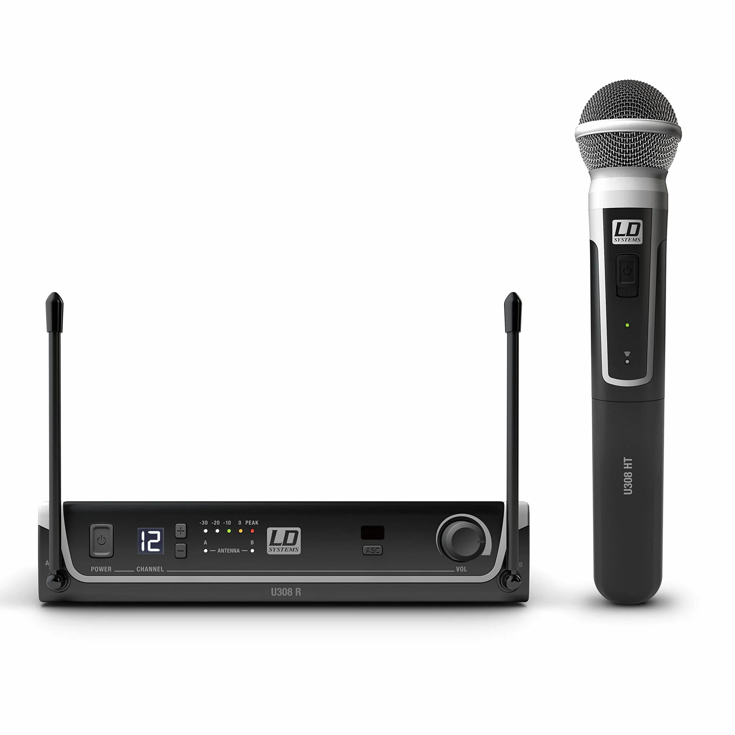 LD Systems U308 HHD - system radiowy z mikrofonem ręcznym dynamiczny - 863-865 MHz+ 823-832 MHz