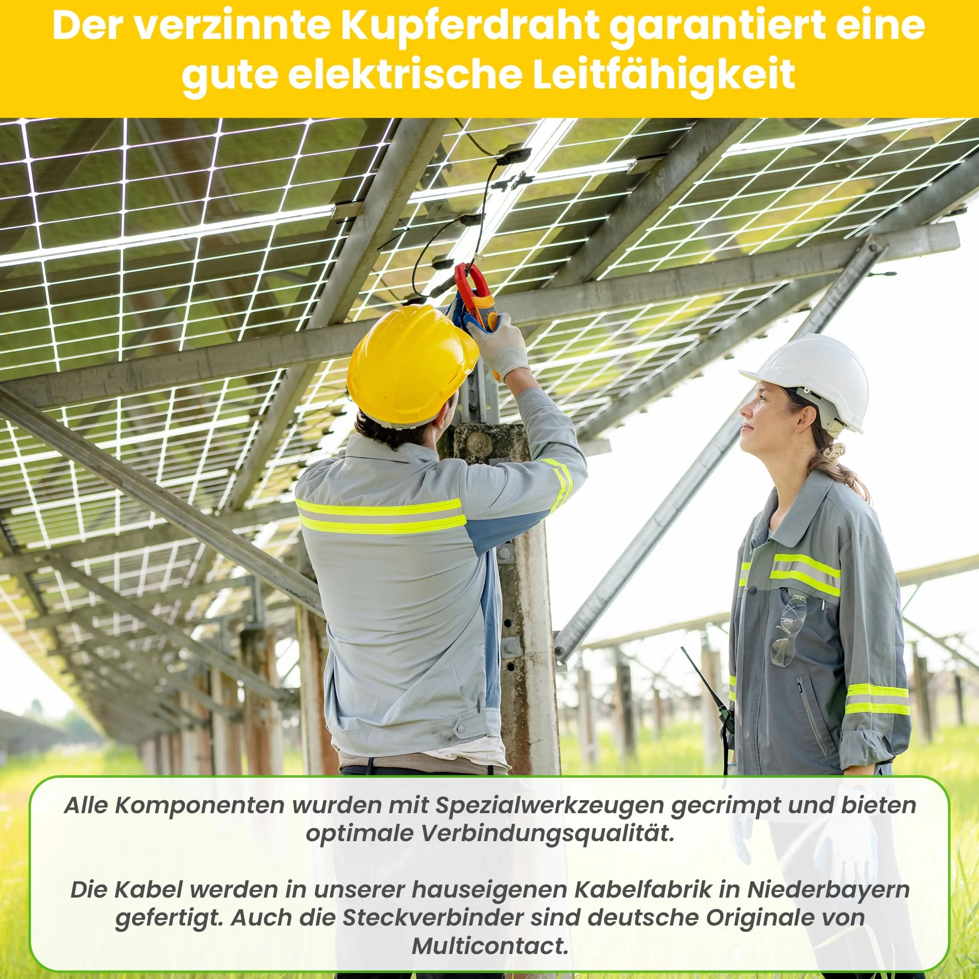 Offgridtec 3 m 4 mm² kabel solarny z oryginalnymi wtyczkami PV