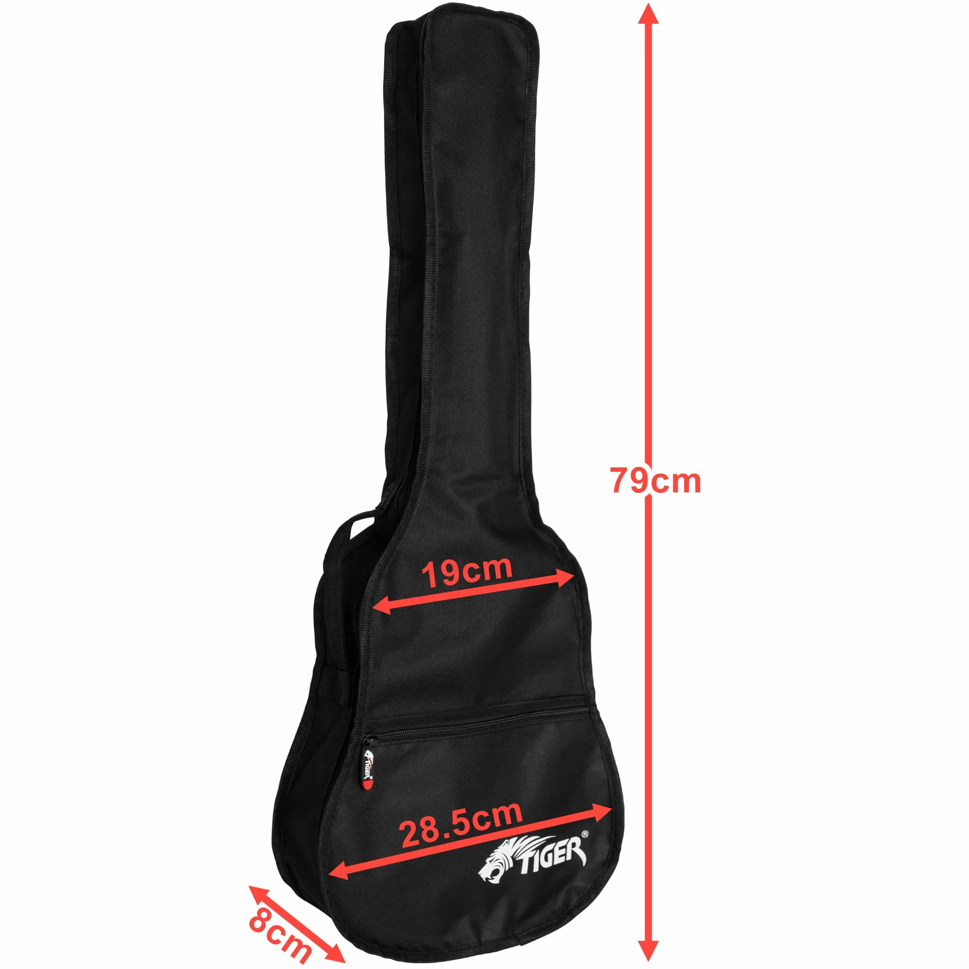 Torba na gitarę klasyczną, czarna, Tiger GGB7-JCL - 1/4