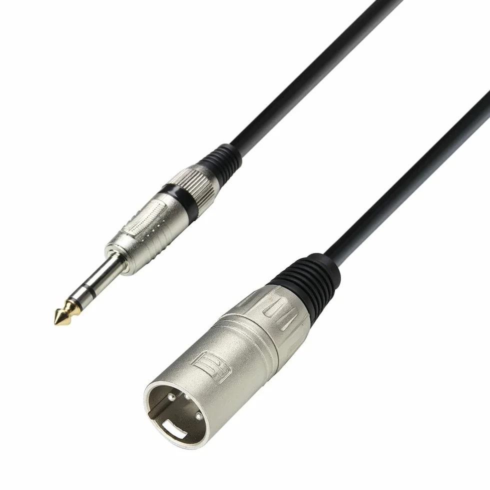 Adam Hall 3 gwiazda seria 3 m XLR męski na 6,3 mm kabel mikrofonu stereo