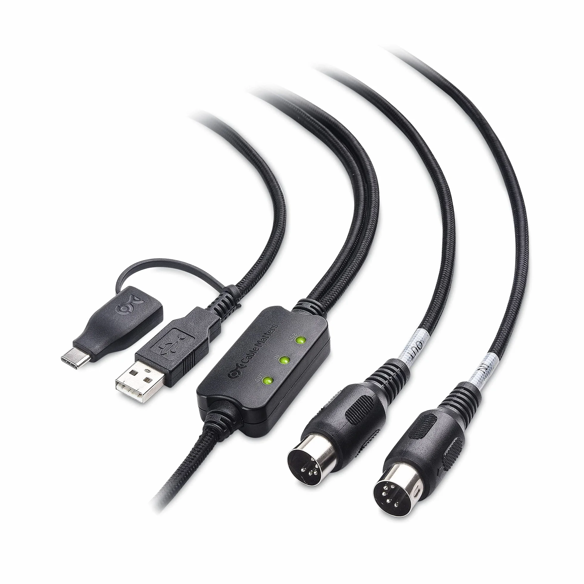 Cable Matters 202061-BLK-6 MIDI Cable,6 Feet