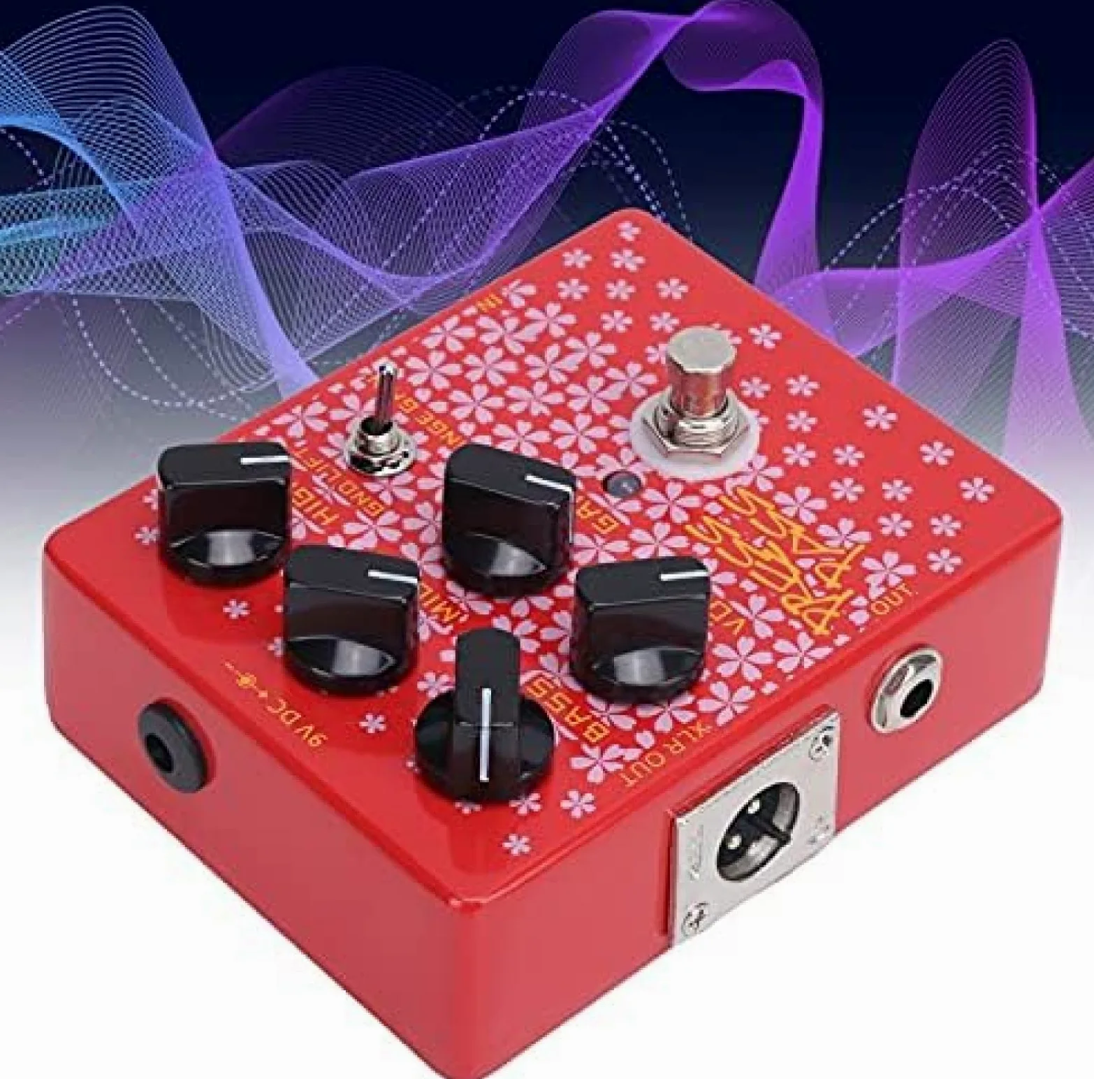 Pedały do ​​gitary Basowa pedał efektów do gitary ze wzmacniaczem lampowym DI Akcesoria do instrumentów wyjściowych XLR CP-59 Tube Screamer