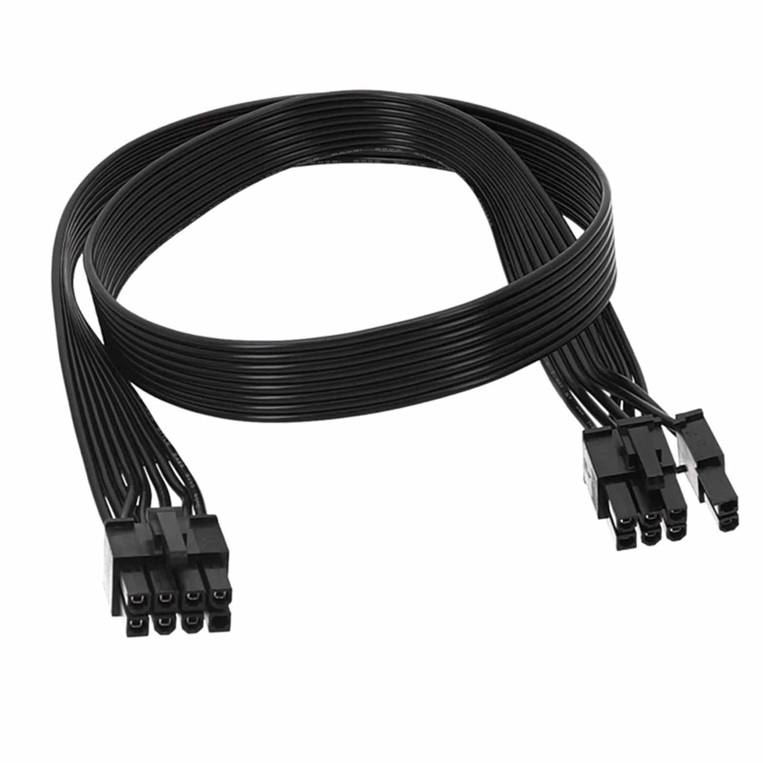 PCIE kabel zasilający, 8-pinowy kabel zasilający GPU, 8-biegunowa wtyczka ATX na 6+2 PCIE, kabel 60 cm, kabel do kart graficznych, linia modułu karty graficznej, nadaje się do podłączenia zasilacza i