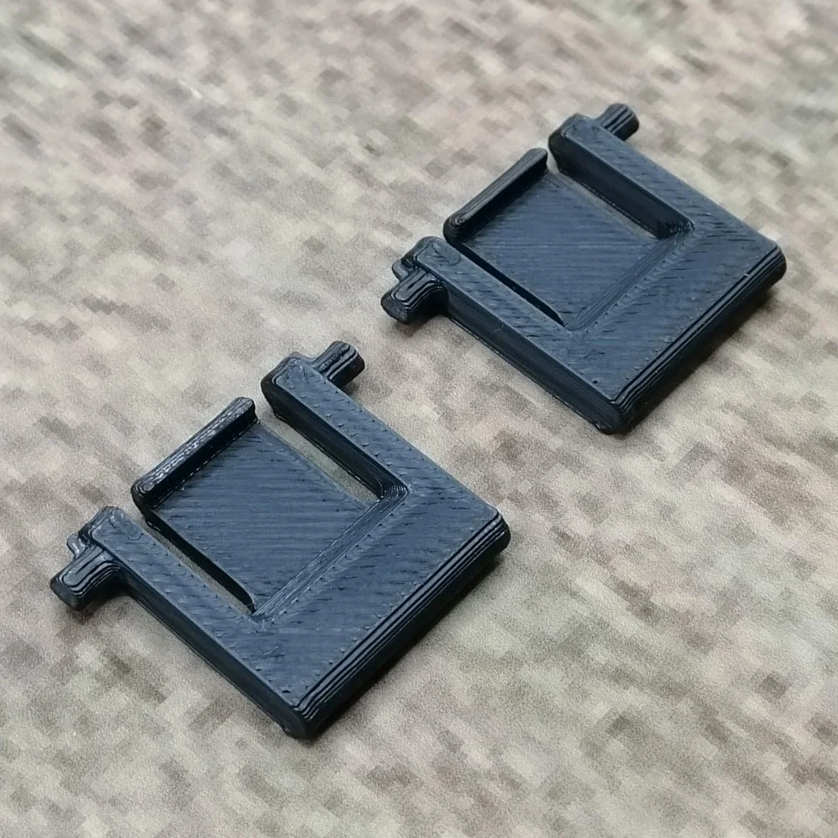 1 para (2 szt.) zapasowe nóżki do klawiatury, czarne, kompatybilne z Sharkoon PureWriter RGB, część zamienna, stojak na klawiaturę, nóżki, keyboard