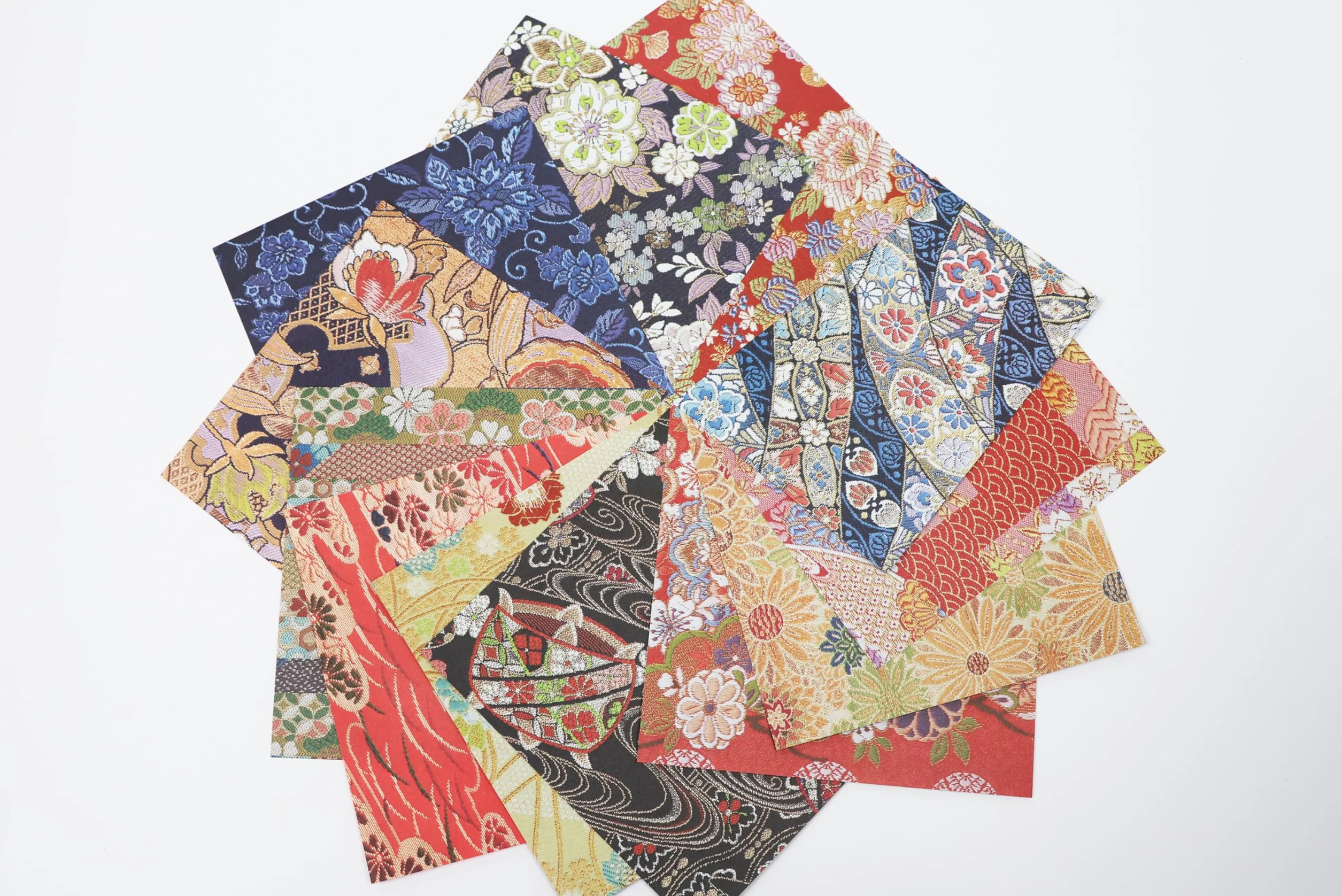 Origami Paper 500 sheets Kimono Flowers 6" (15 cm)