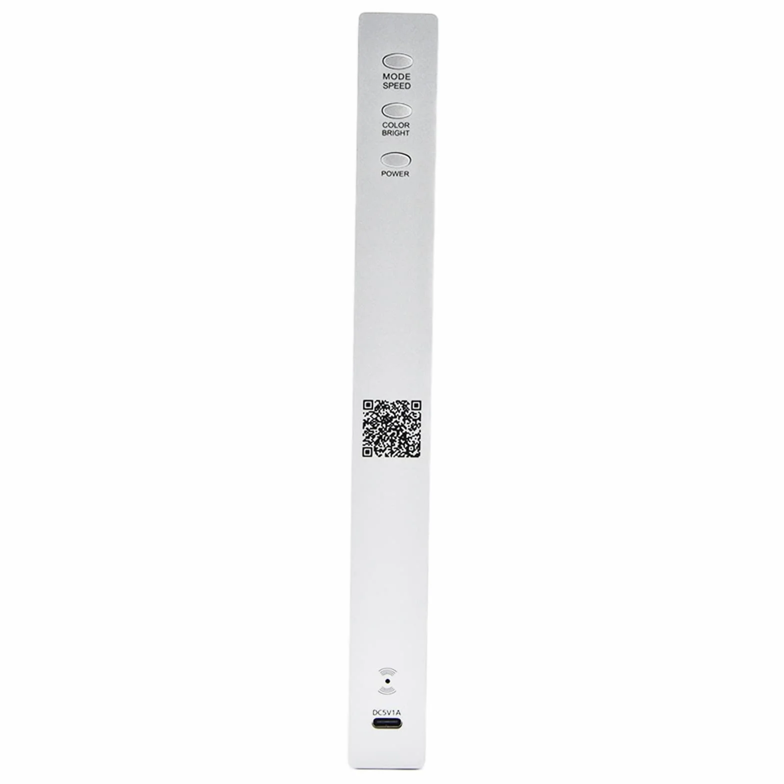 32-bitowy wskaźnik poziomu muzyki pasek aluminiowy kontrola dźwięku głosowego spektrum dźwięku światło rgb wyświetlacz LED rytm impuls kolorowy sygnał(White Shell)