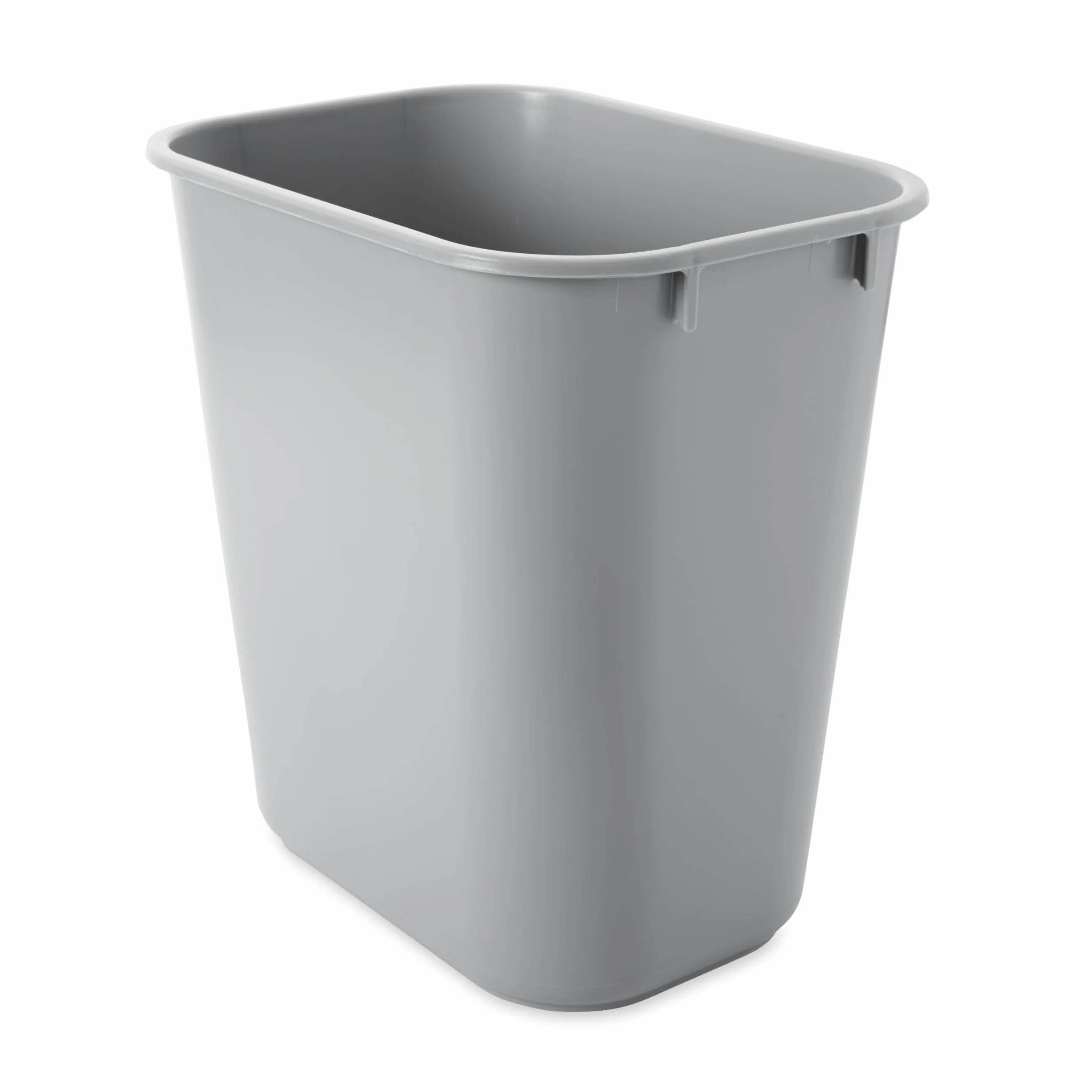 Rubbermaid Commercial Products Commercial 13-5/8 cala LLDPE prostokątny Small Deskside Trash Can - Grey
