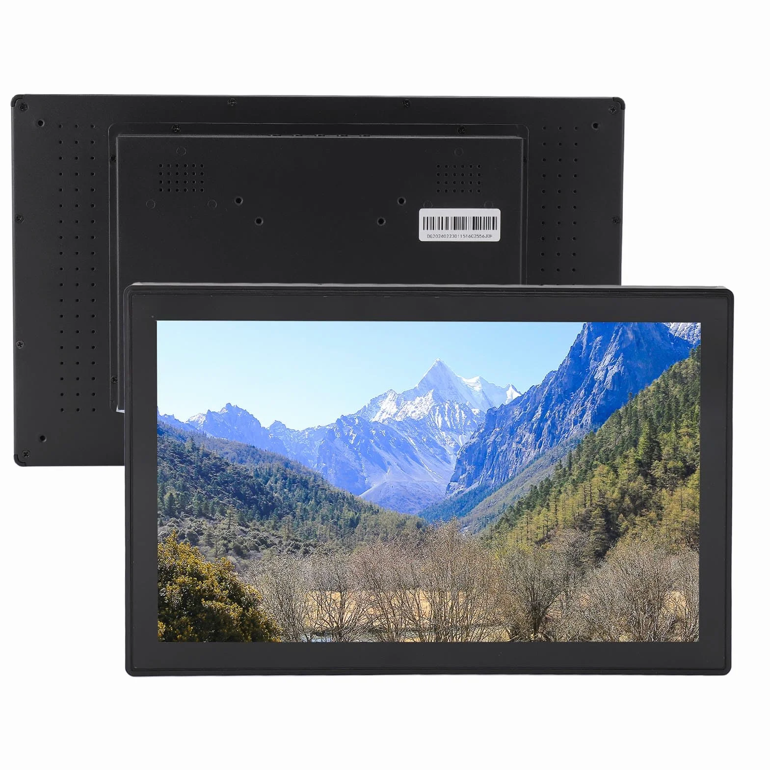 15,6-calowy 10-punktowy Wyświetlacz Dotykowy z otwartą ramą, Przemysłowy Monitor z Ekranem Dotykowym PCAP, Port VGA+HDMI+USB – 16:9 – IP65 Wodoodporny 1920 X 1080, Przemysłowy