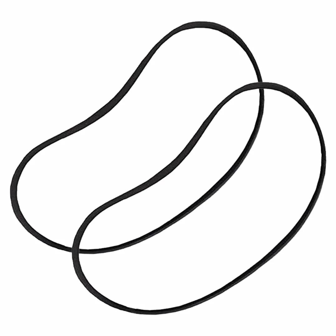 2 szt. gumowe paski do gramofonu, elastyczne, o wzmocnionej konstrukcji, szerokość 5 mm, długość 20 cm, paski zamienne do fonografów i talerzy, łatwa i trwała wymiana