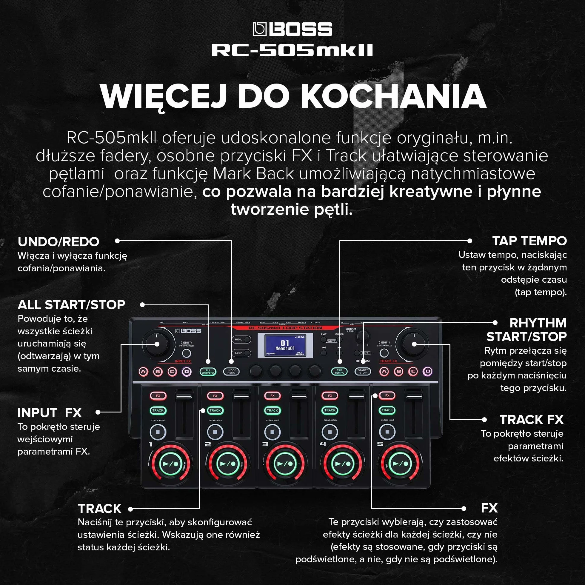 BOSS RC-505MKII Loop Station, Magia Zapętlania na Wyciągnięcie Ręki