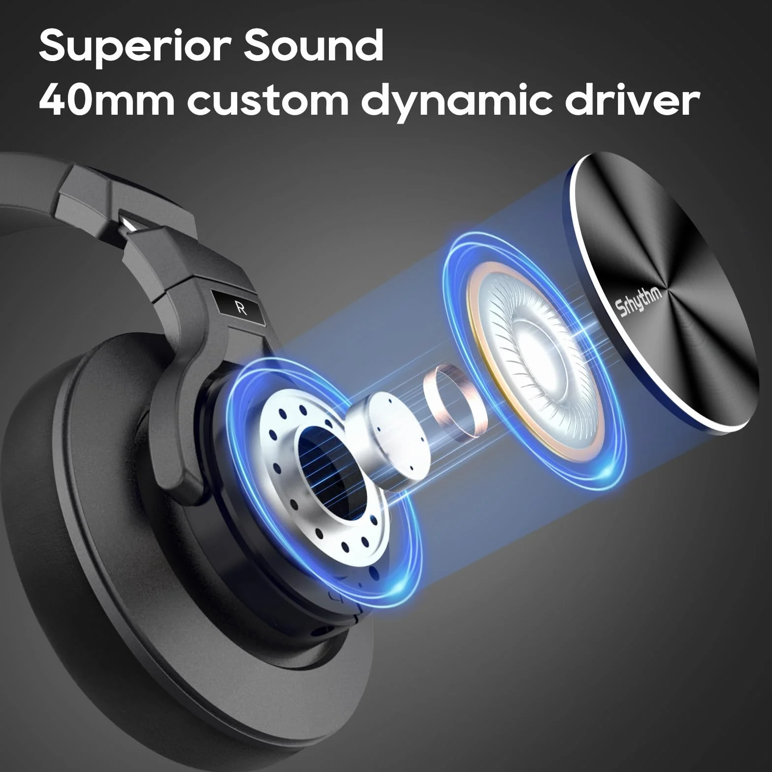 Srhythm HD75 przewodowe słuchawki nauszne DJ do studia