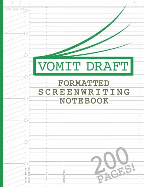 Blank Screenwriting Notebook: Write Your Own Movies - 200 Pages of Pre-Formatted Script Templates - 8.5" x 11" Journal for Ideas + Notes in Sidebars for Writers of TV Shows & Films