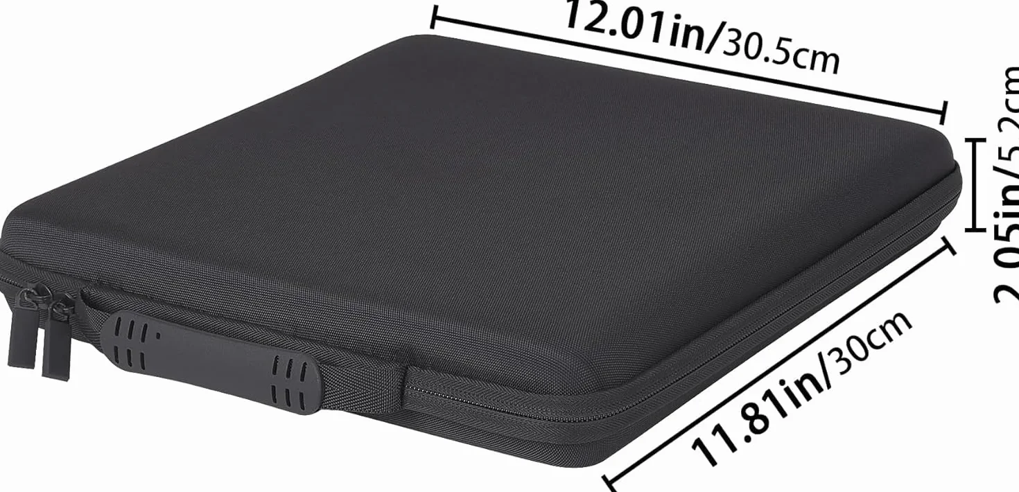co2CREA Twarda torba podróżna do Novation Launchpad Mini MK3 / MK2 kompaktowa obudowa na kontroler USB, czarny, Tasche für Launchpad Pro MK3, do Launchpad Pro MK3