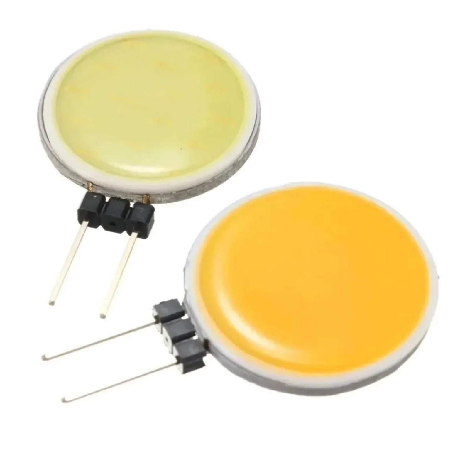 Żarówka LED COB do projektora, chipy SMD 5050, zimna i ciepła biel, żarówki oświetleniowe, DC12V 5W 7W, halogenowa lampa zastępcza, 2 sztuki (zimna biała-5 szt., 5W-18LED)