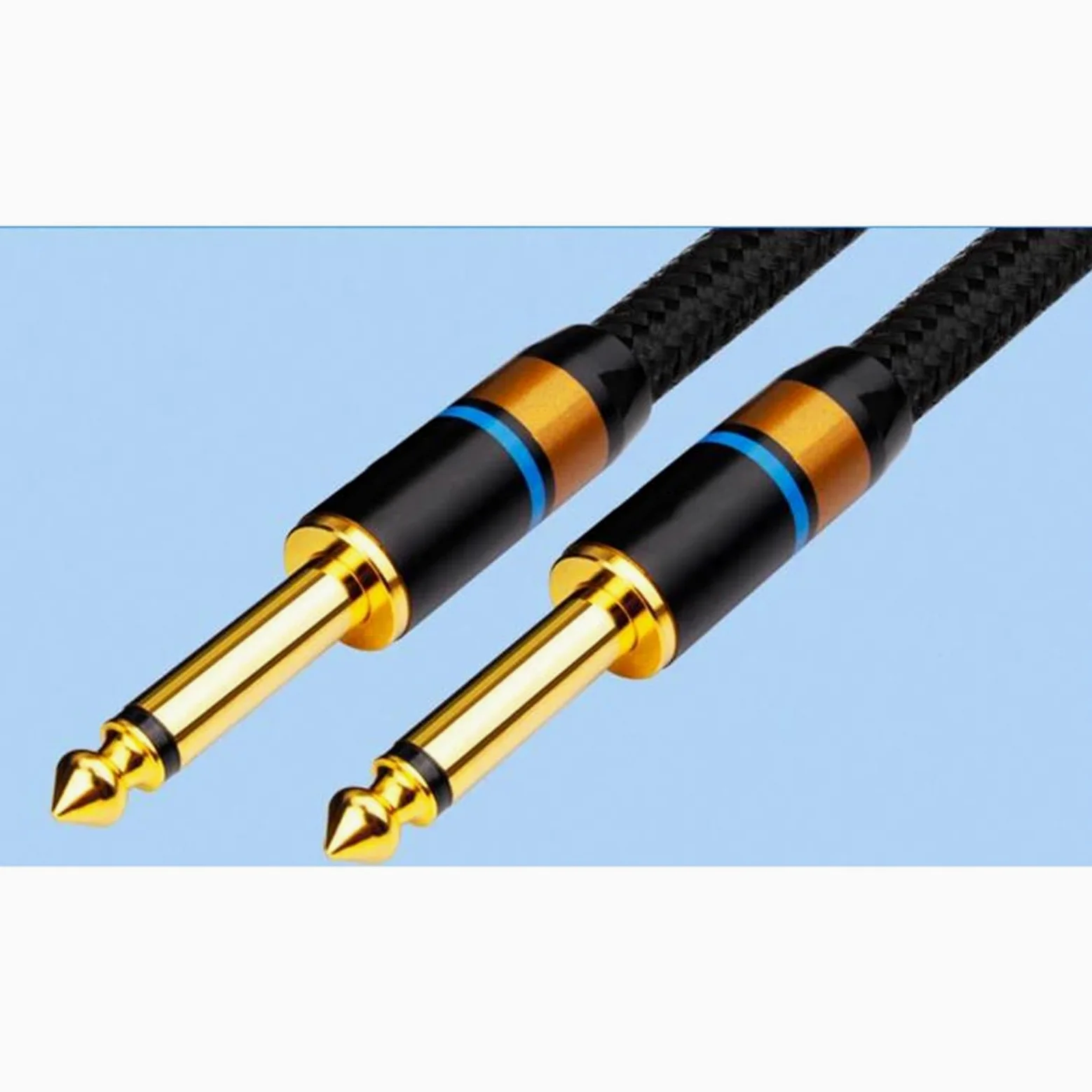 Profesjonalny Kabel Do Gitary Kabel Gitarowy Aux Wyjście 6,5 Mm Do Głośnika Ze Wzmacniaczem Stereofonicznym