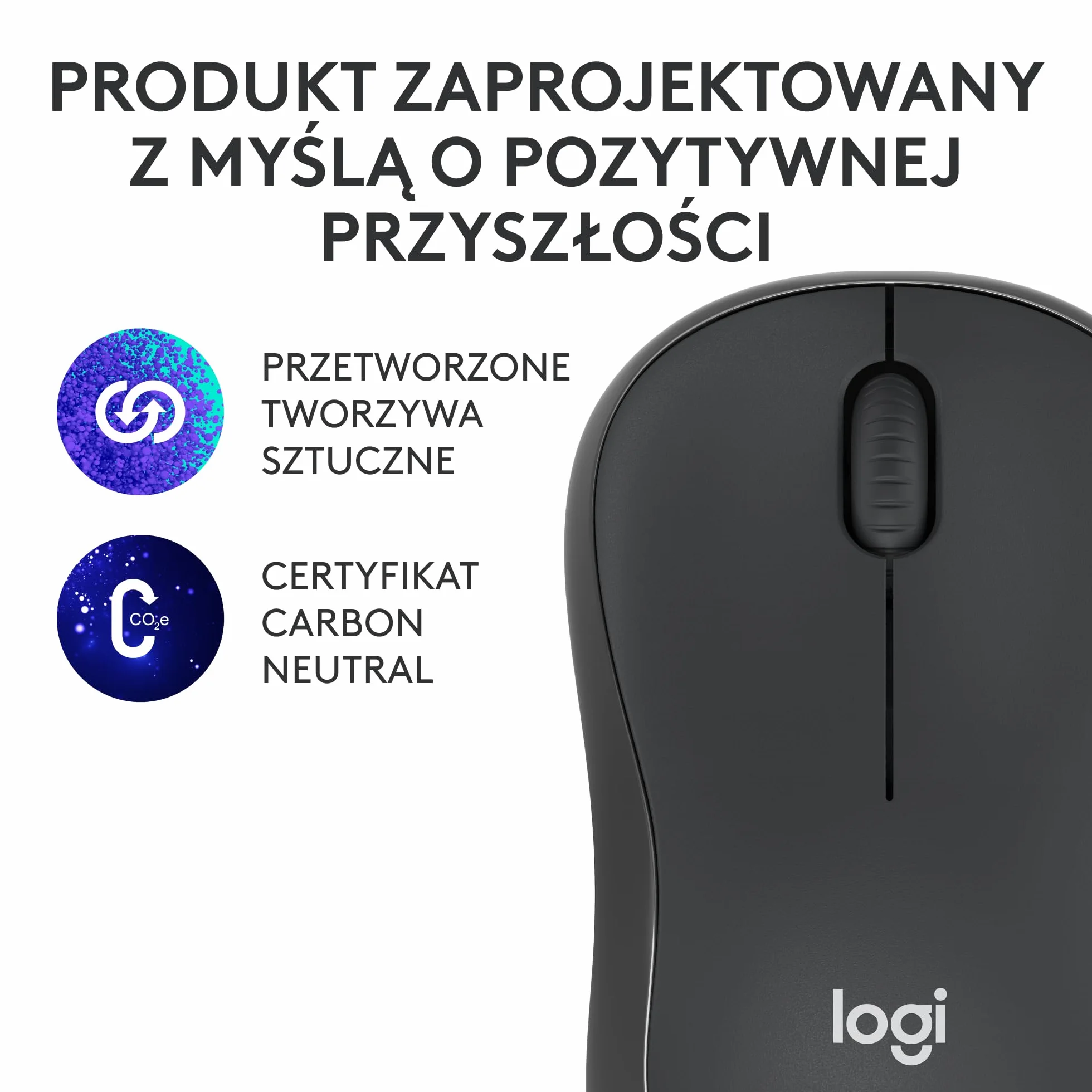 Logitech M240 Silent Bluetooth mysz, bezprzewodowa, kompaktowa, przenośna, śledzenie ruchów, bateria na 18 miesięcy, Windows, macOS, ChromeOS, zgodność z PC, Mac, laptop, tablet - Czarny