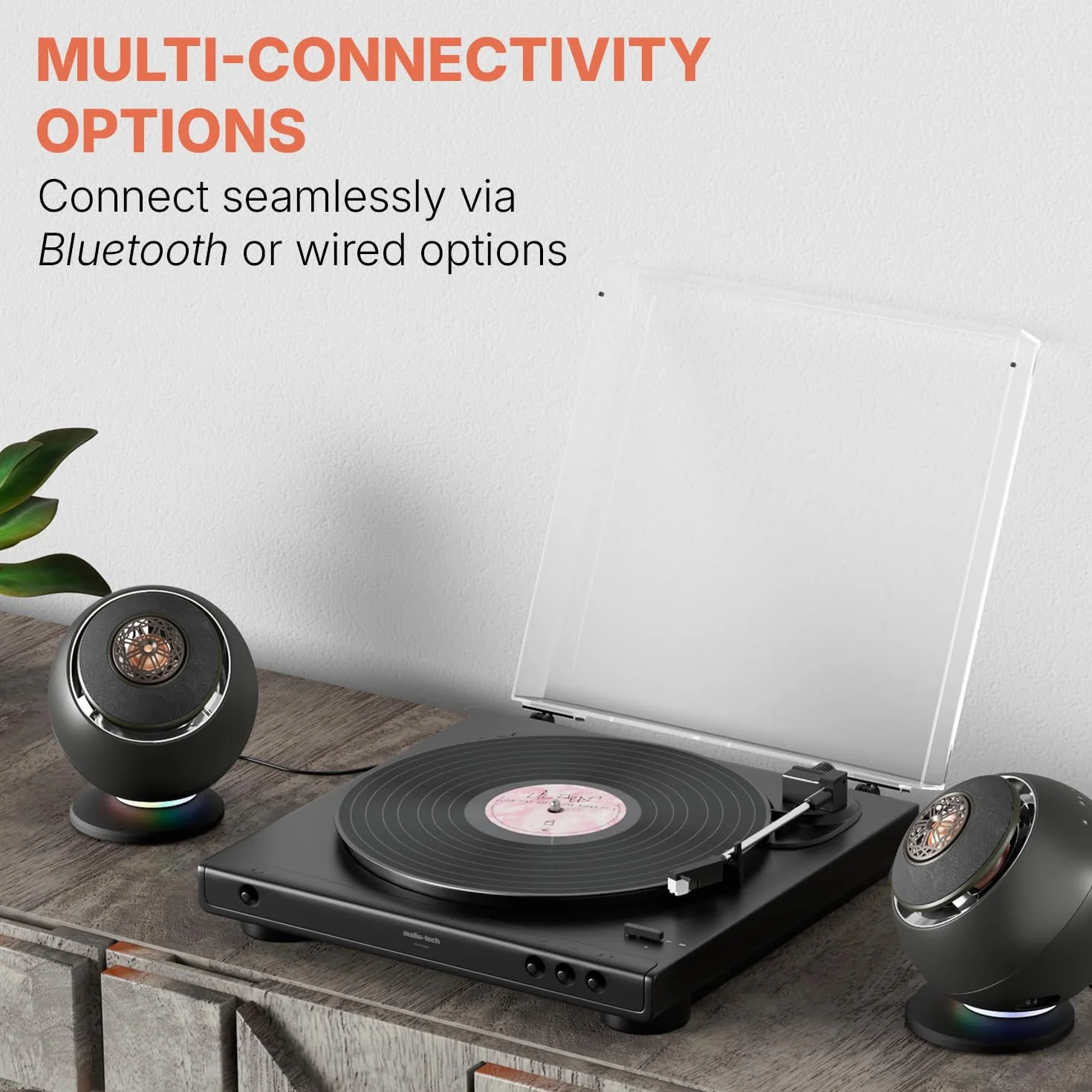 CREATIVE Pebble Nova Premium 2.0 USB-C głośniki komputerowe z Bluetooth 5.3 i konfigurowalnym oświetleniem RGB, USB Audio, port zestawu słuchawkowego, do PC i Mac (czarne)