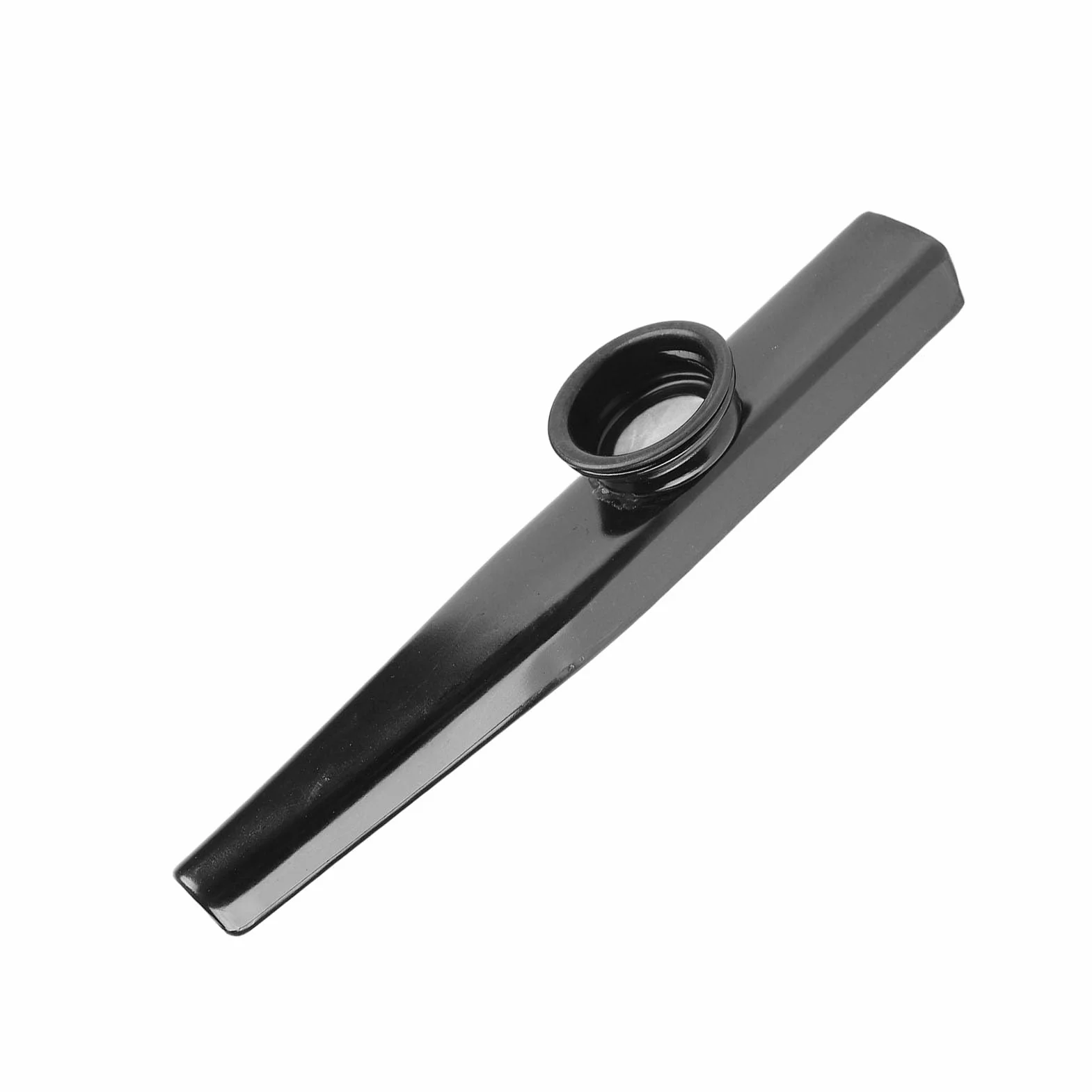 Metalowy Kazoo, Lekki Przenośny Gitarowy Partner Kazoo Flet Instrument Muzyczny (Czarny)