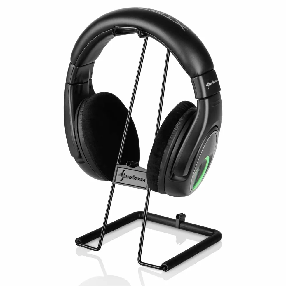 Sharkoon X-Rest PRO 4044951013623, Stojak na Słuchawki, Czarny
