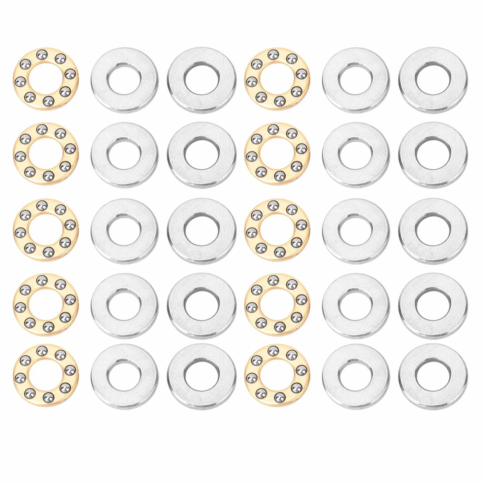 10 sztuk łożysko kulkowe wzdłużne miniaturowe łożysko kulkowe wzdłużne z podkładkami F4-9M 4x9x4mm