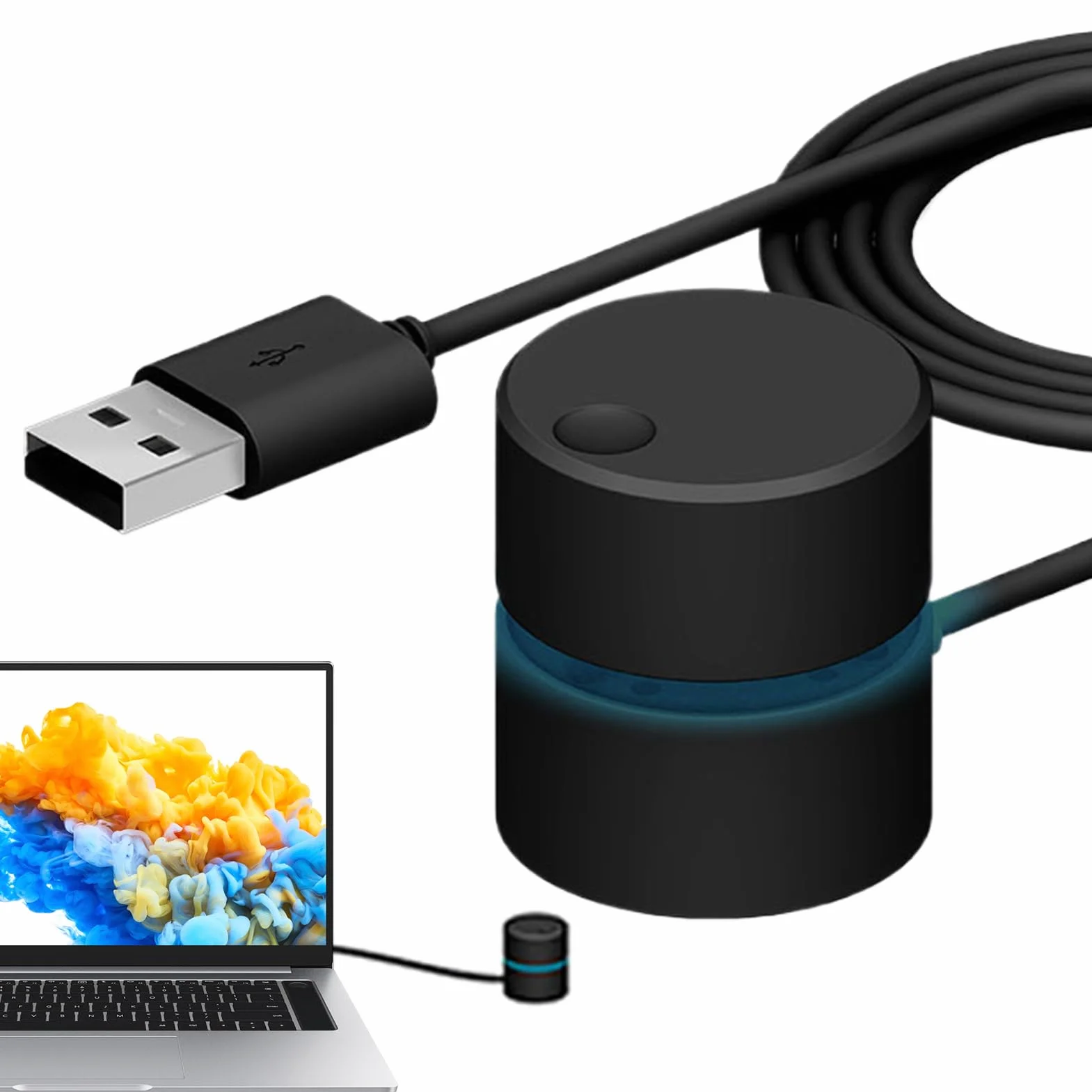 USB regulator głośności, precyzyjny przycisk natychmiastowej regulacji, kontroler multimedialny – do obszarów, systemów audio, komputerów stacjonarnych, do użytku w pomieszczeniach, do nauki i