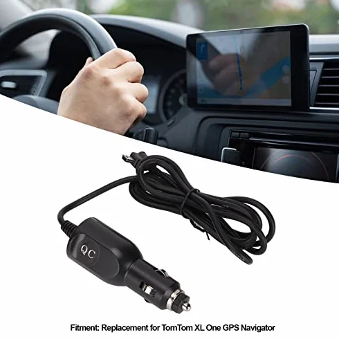 Nawigacja Gps do ładowarki Samochodowej Nawigacja Samochodowa Przewód ładowarki Pvc 5V 1.2A Zapalniczka Samochodowa ładowarka Samochodowa Plug and Play Zamiennik dla