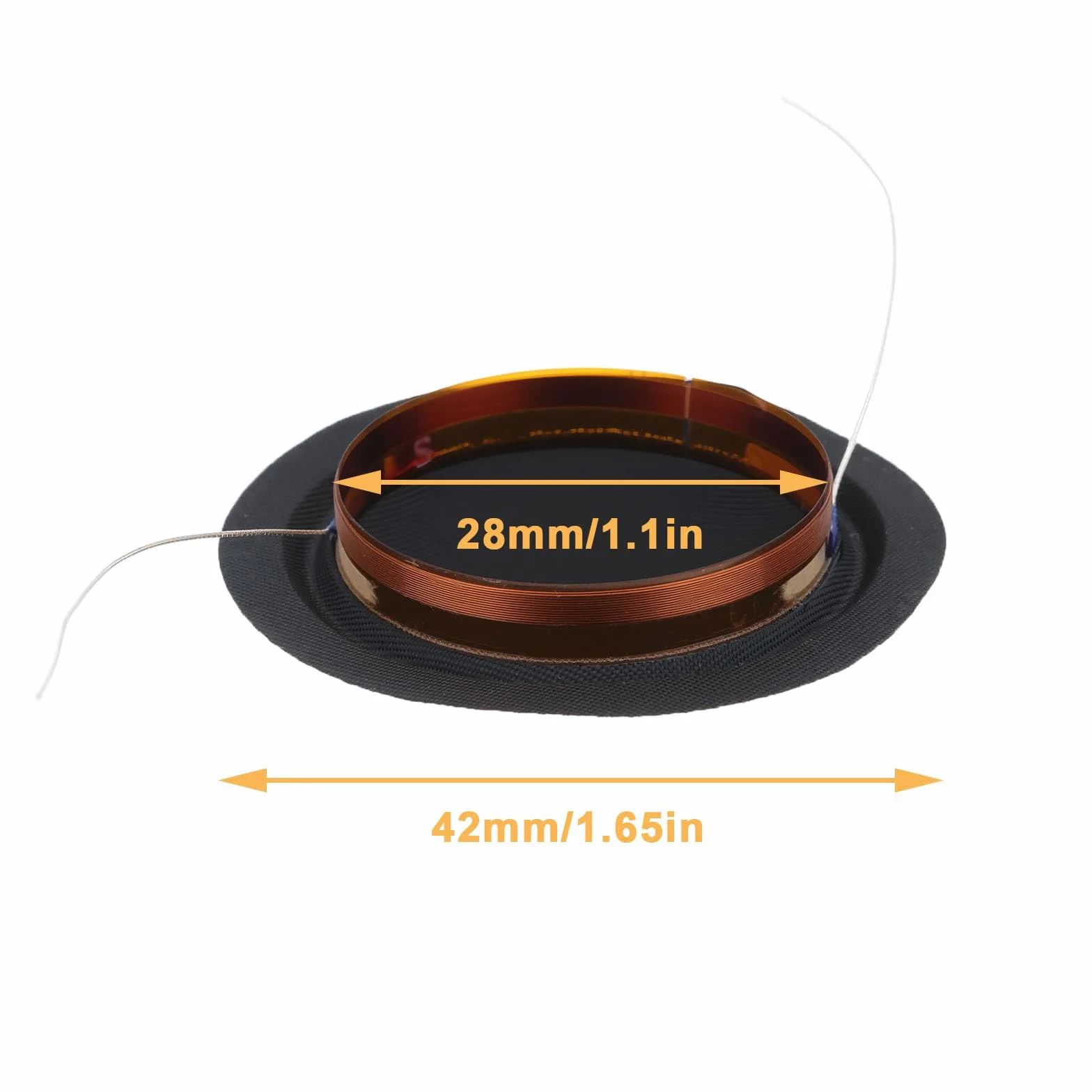 Create idea 2 x 28 mm jedwabna kopuła wysokotonowa membrany 8Ω kompatybilne z DynAudio D28 AF D28