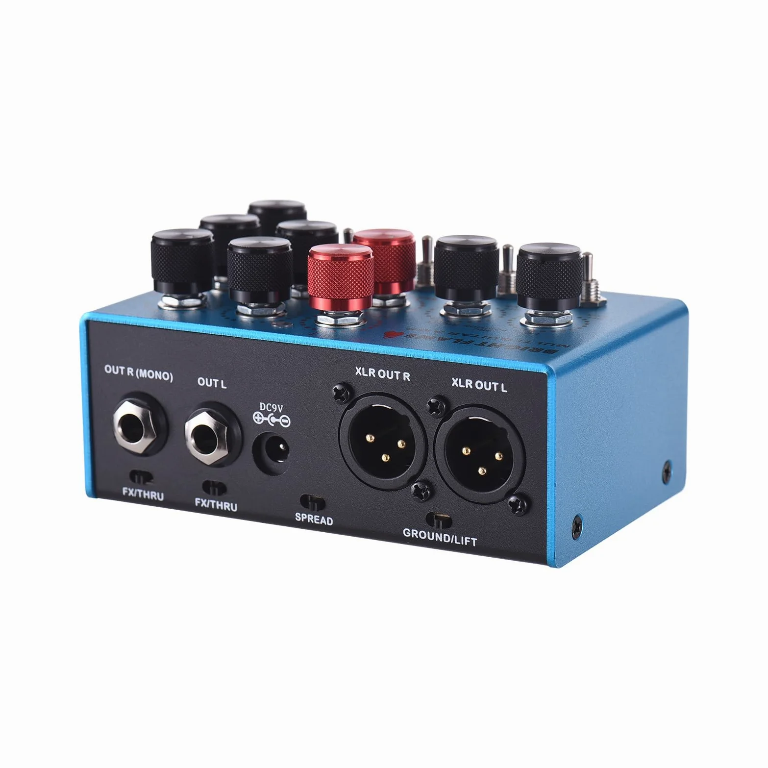 Multiefekt Gitarowy, Wzmacniacz Efektów Elektrycznych, Symulacja Blackface Deluxe, Styl AC30, Pleksi, do Rocka, Bluesa, Aluminium, Niebieski, 367 G
