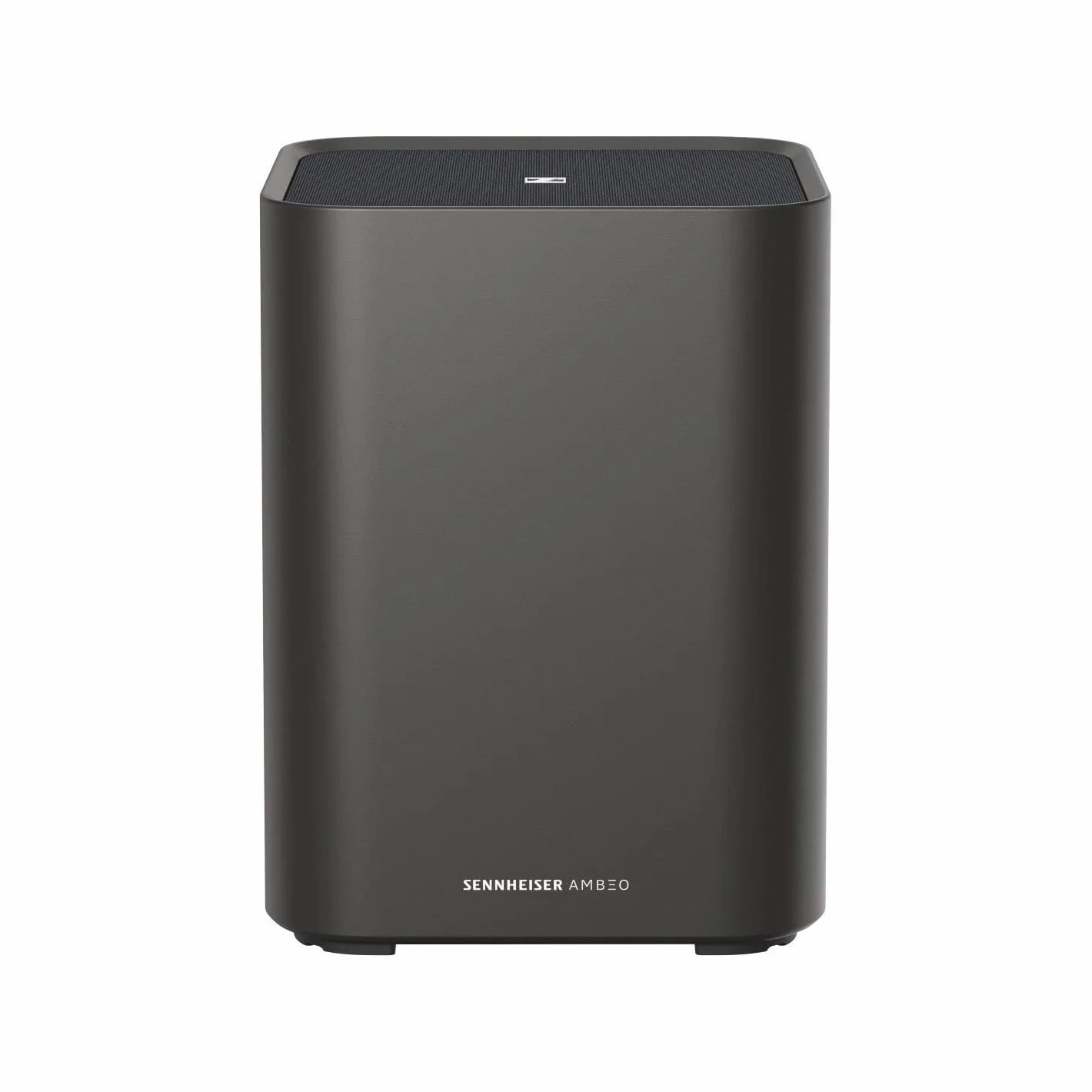 Sennheiser AMBEO Sub do TV i muzyki - wtyczka europejska - głęboki dźwięk 3D - potężny bas do 27 Hz - 8-calowy subwoofer ze wzmacniaczem klasy D o mocy 350 W - kompatybilny z rodziną soundbarów AMBEO