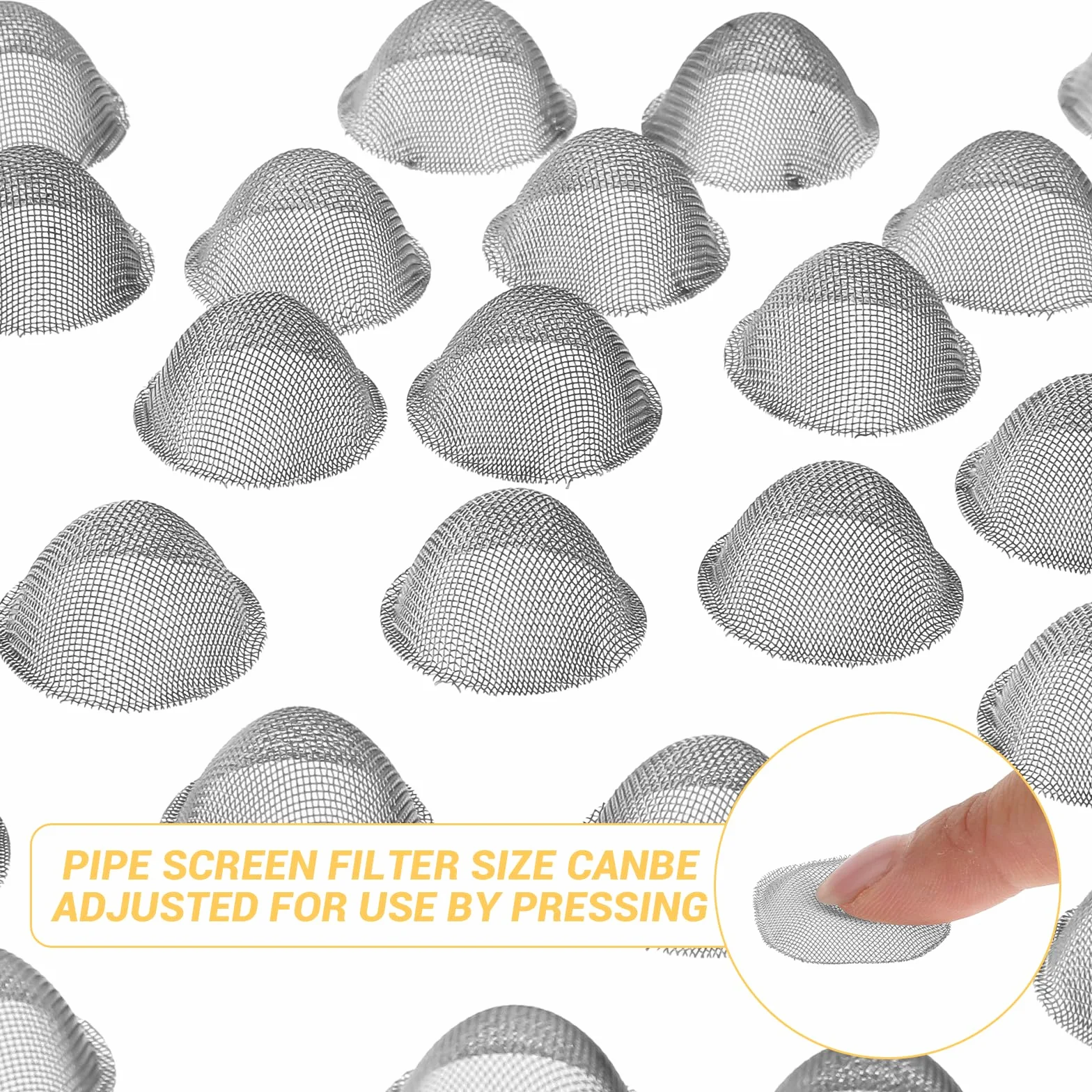 40 sztuk stożkowych sitek do fajki, ze stali nierdzewnej, filtr ekranowy, filtr dymu, filtr dymny, filtrowanie rury, fajki, sitko, filtr