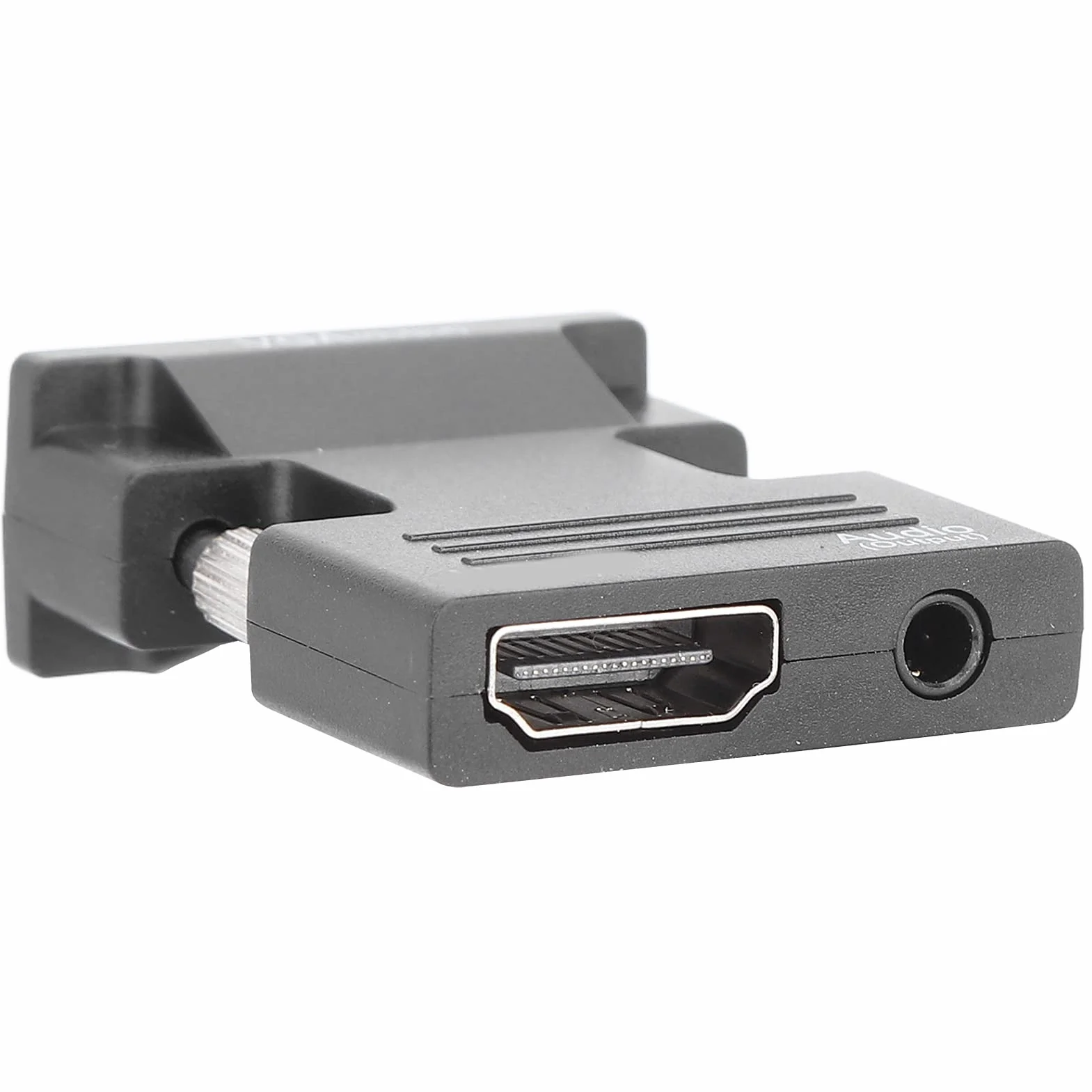 Konwerter Przejściówka HDMI na VGA 1080P - Synchronizacja Audio i Wideo z Kablem Audio 3,5 Mm do Laptopów, Komputerów, Monitorów