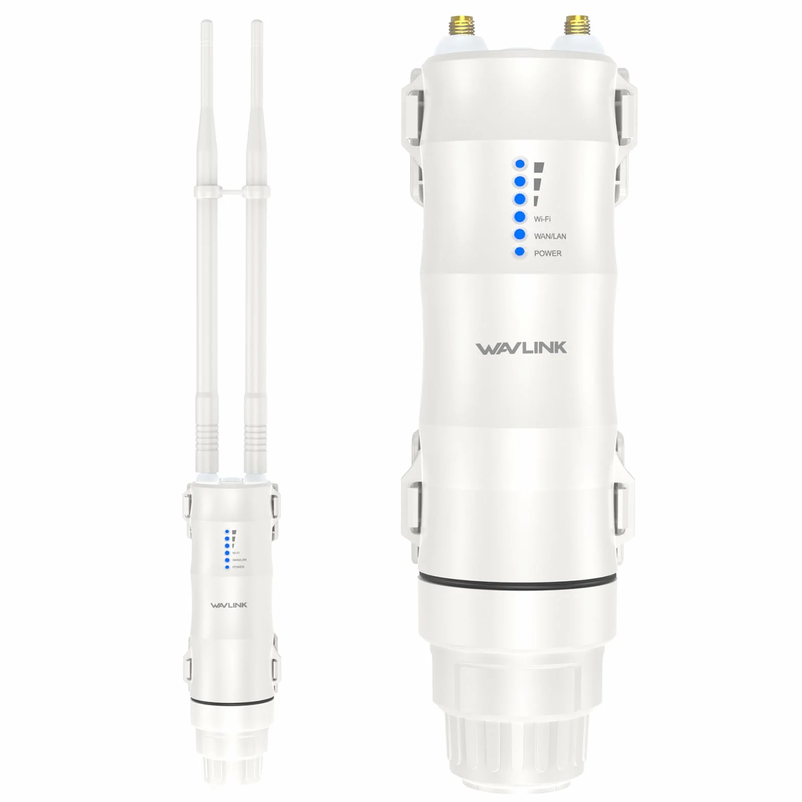 WAVLINK AC600 Dual Band Zewnętrzny Repeater WiFi, Bezprzewodowy punkt dostępu,Wzmacniacz/Ap Mode/Router/WISP, 2.4GHz 150Mbps + 5GHz 433Mbps, Pasywny model PoE, 100m+,Biały