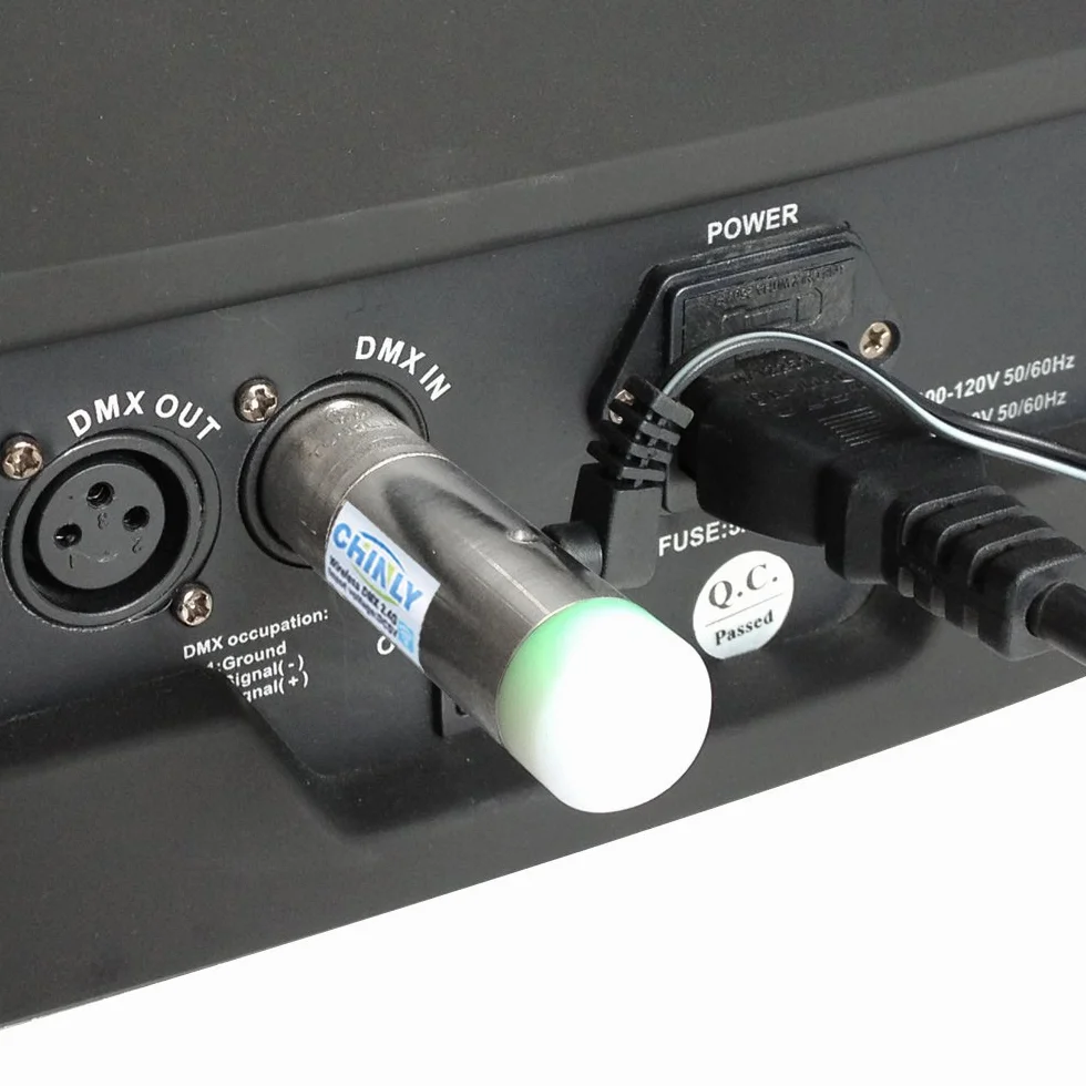 XLR nadajnik/odbiornik DMX512 2,4 GHz ISM z anteną do oświetlenia scenicznego 1 Sender 7 Empfänger