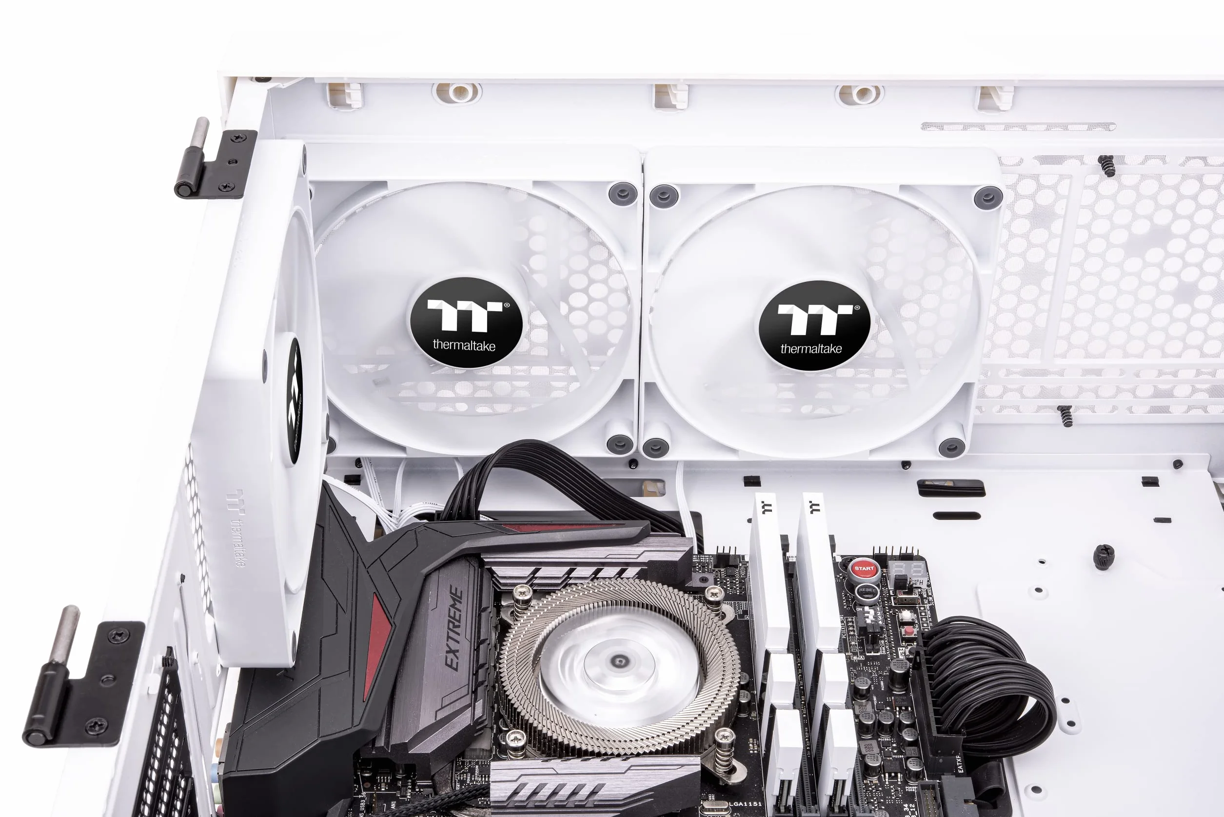 Thermaltake CT120 PC Cooling Fan White | 2 Pack
