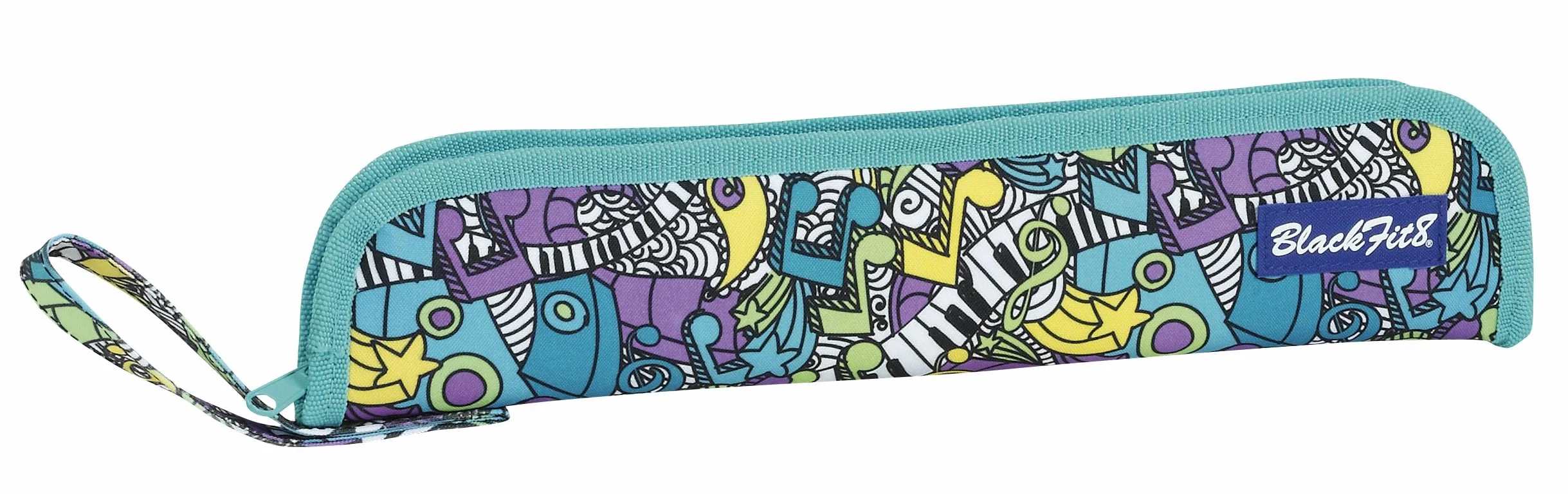 Portaflautas Surtido torba na flet oficjalny ochraniacz na flet (różne wzory), Wielokolorowy (wielokolorowy), 37 centimeters, Torba szkolna