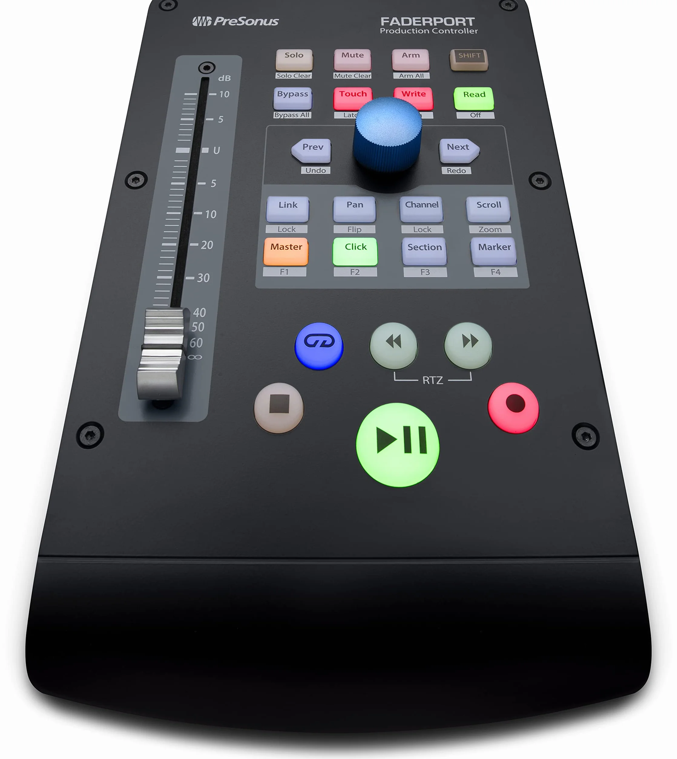PreSonus FaderPort DAW Mix Kontroler produkcji z pakietem oprogramowania, w tym Studio One Artist, Ableton Live Lite DAW i nie tylko do nagrywania, przesyłania strumieniowego i podcastów