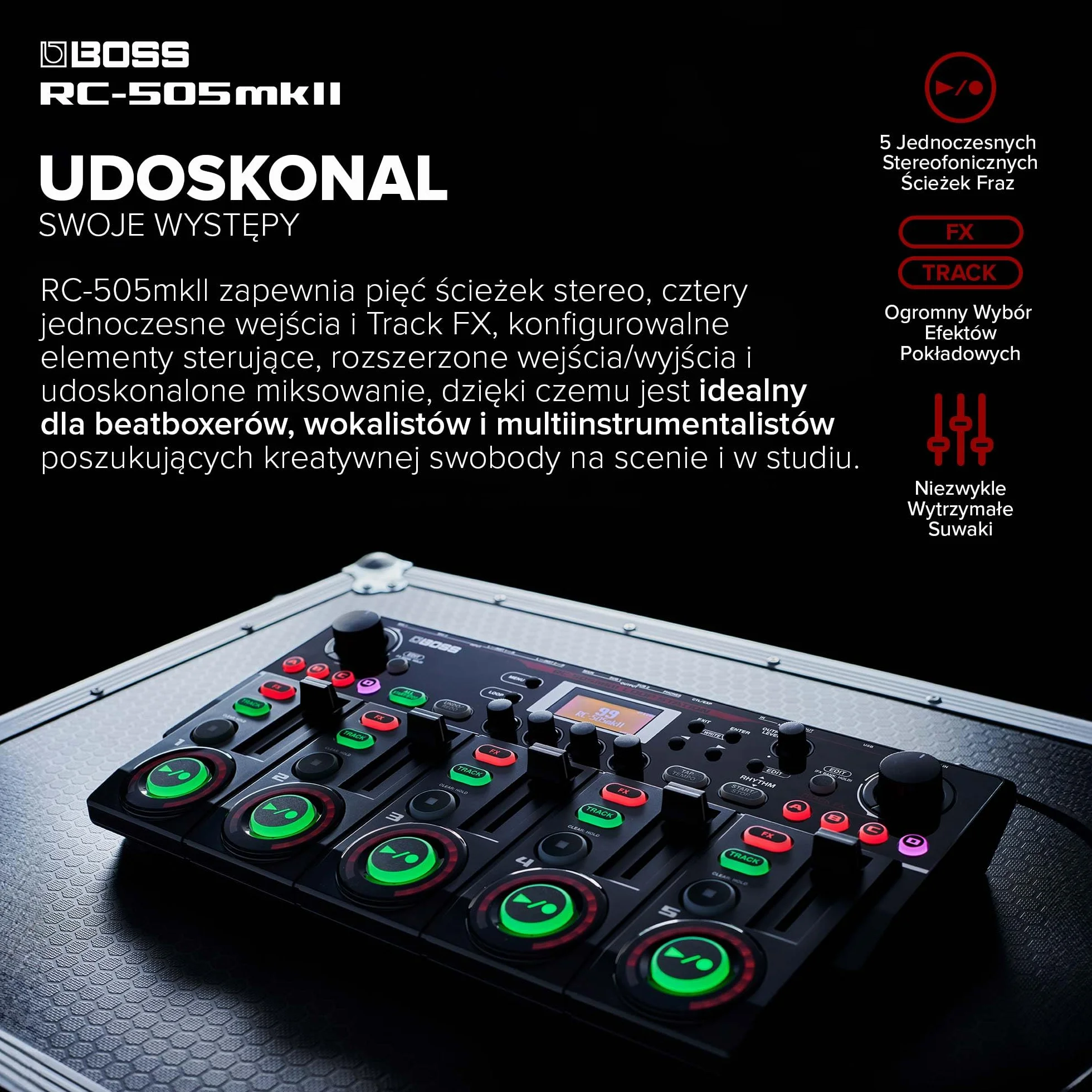 BOSS RC-505MKII Loop Station, Magia Zapętlania na Wyciągnięcie Ręki