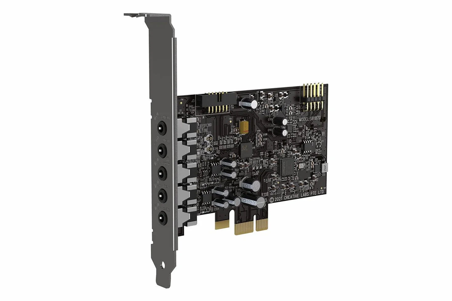 CREATIVE Sound Blaster Audigy Fx V2 wewnętrzna karta dźwiękowa PCI-e o wysokiej rozdzielczości z dyskretnym dźwiękiem 5.1 i wirtualnym Surround, Scout Mode, SmartComms Kit do PC