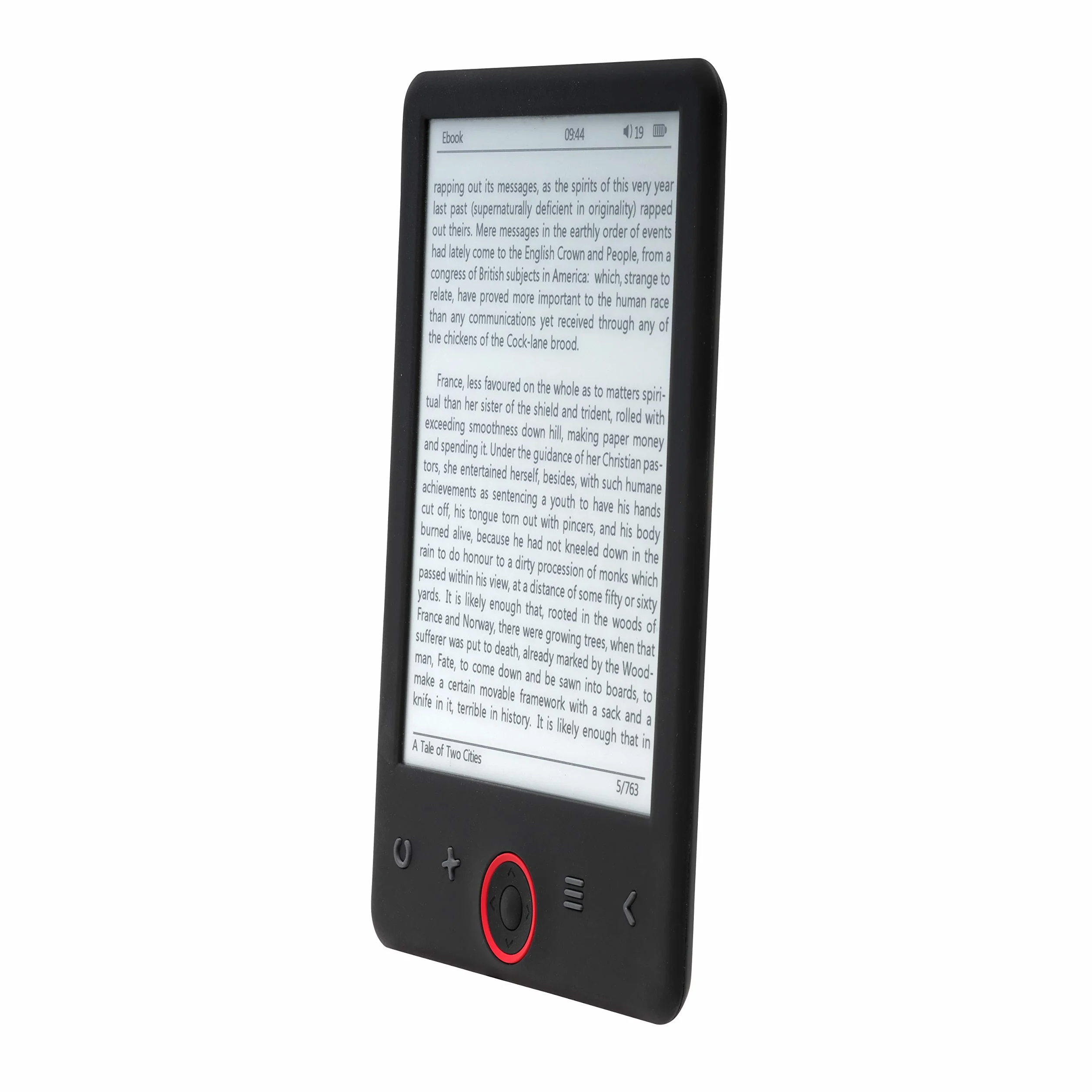 Denver E-book 6 EBO-635L Pearl PODŚWIETLENIE 4GB, Czarny