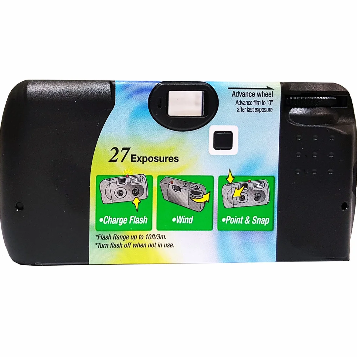 5 x jednorazowe kamery Fujifilm Quicksnap Flash, 27 zdjęć, z lampą błyskową