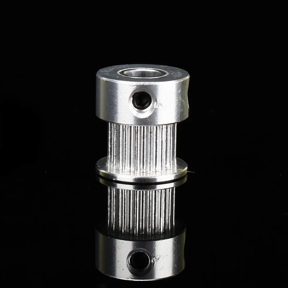 5 sztuk 16 zębów, koło pasowe rozrządu z aluminium, otwór 5 mm, kompaktowa konstrukcja, łatwe do przenoszenia, odpowiednie do silników krokowych NEMA 17, pasek rozrządu o szerokości 6 mm,