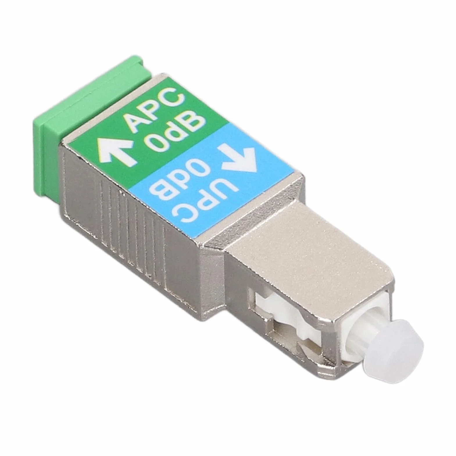 Eujgoov SC UPC na SC adapter 1200 Nm ~ 1600 Nm głowica konwertera z włókna szklanego SC UPC wtyczka do gniazda SC SM9/125 adapter hybrydowy