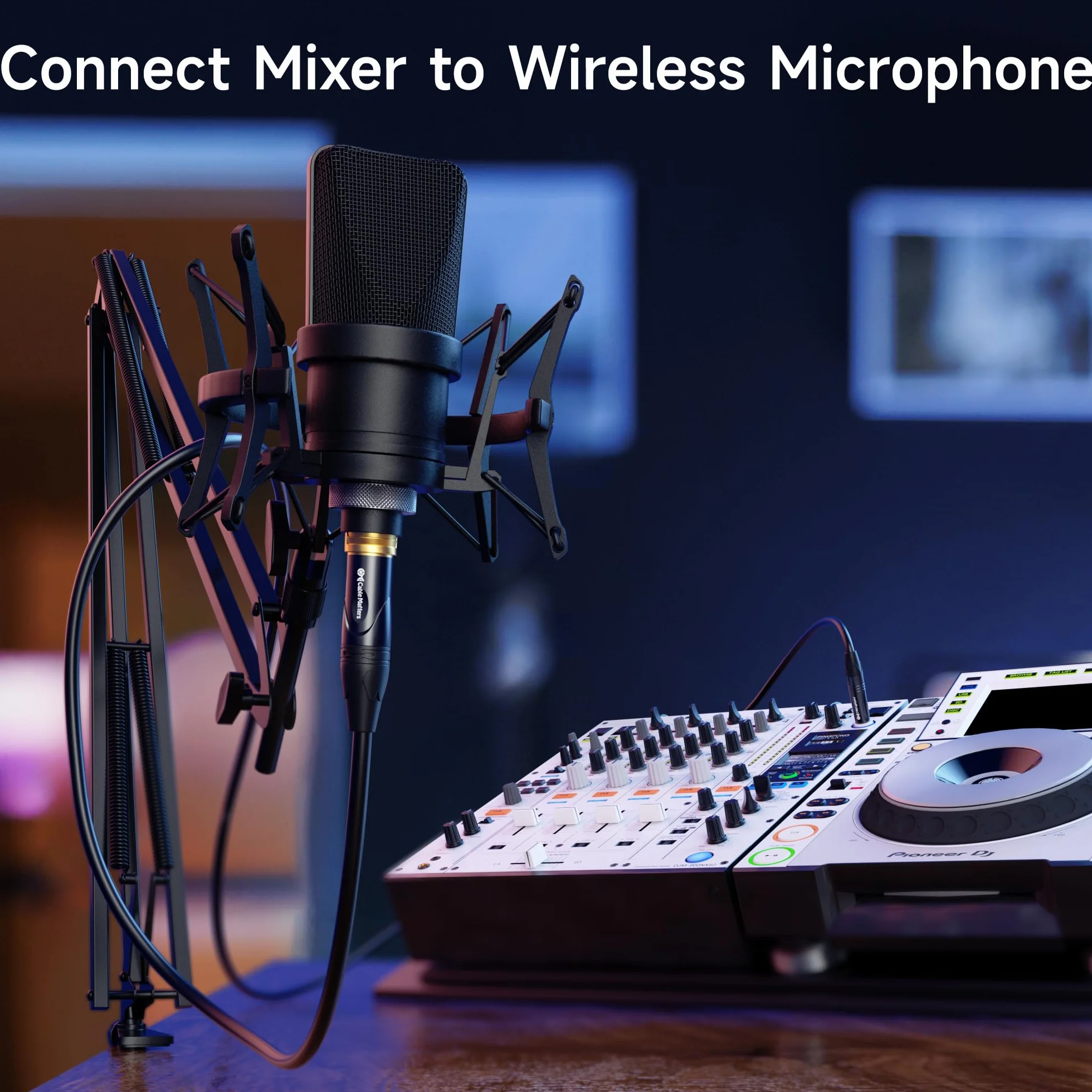 Cable Matters (kabel jack 0,9 m męski na męski do xlr, kabel TRS do XLR