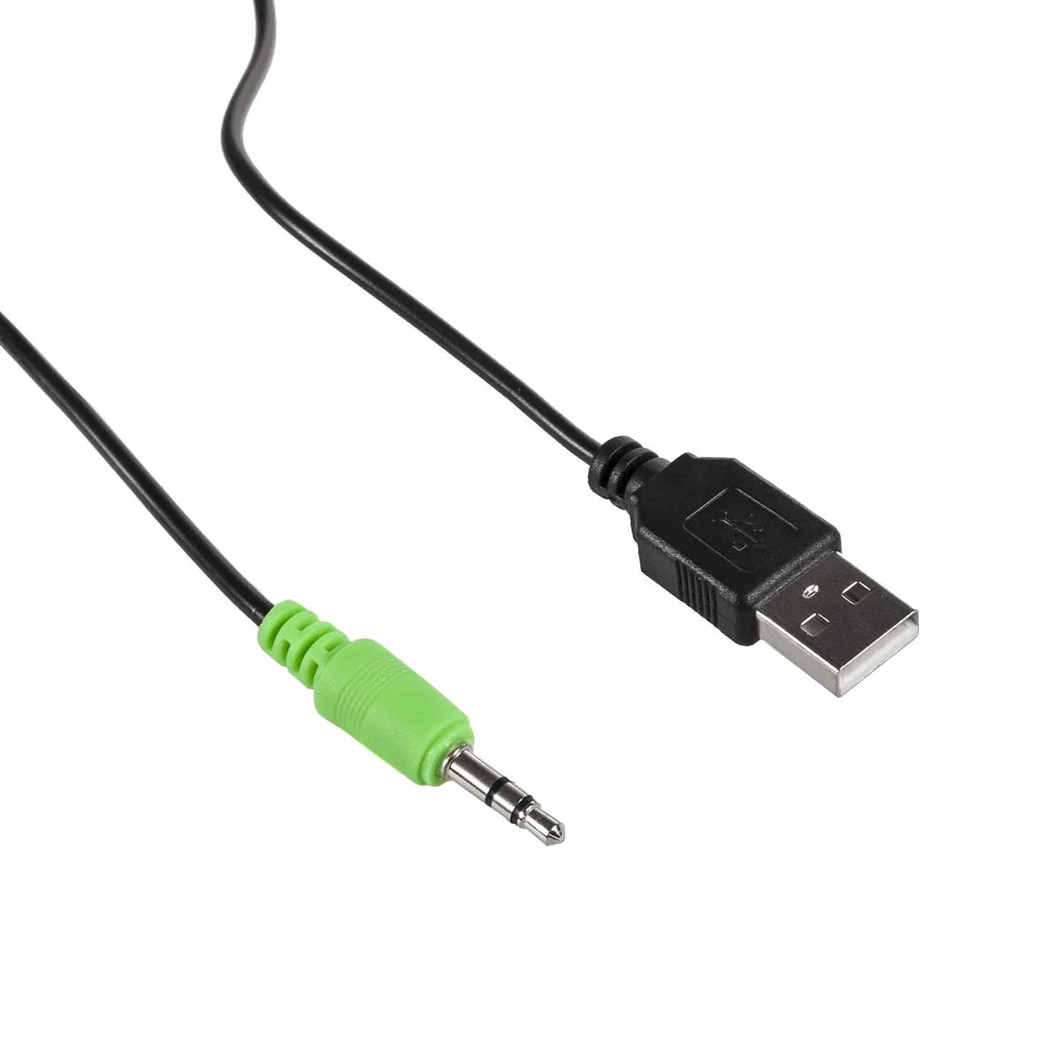 Audiocore AC805 Eleganckie Głośniki Stereo 2.0, Czarno-Srebrne do Komputera, Podświetlane LED Gamingowe do Laptopa na USB 6W, MiniJack
